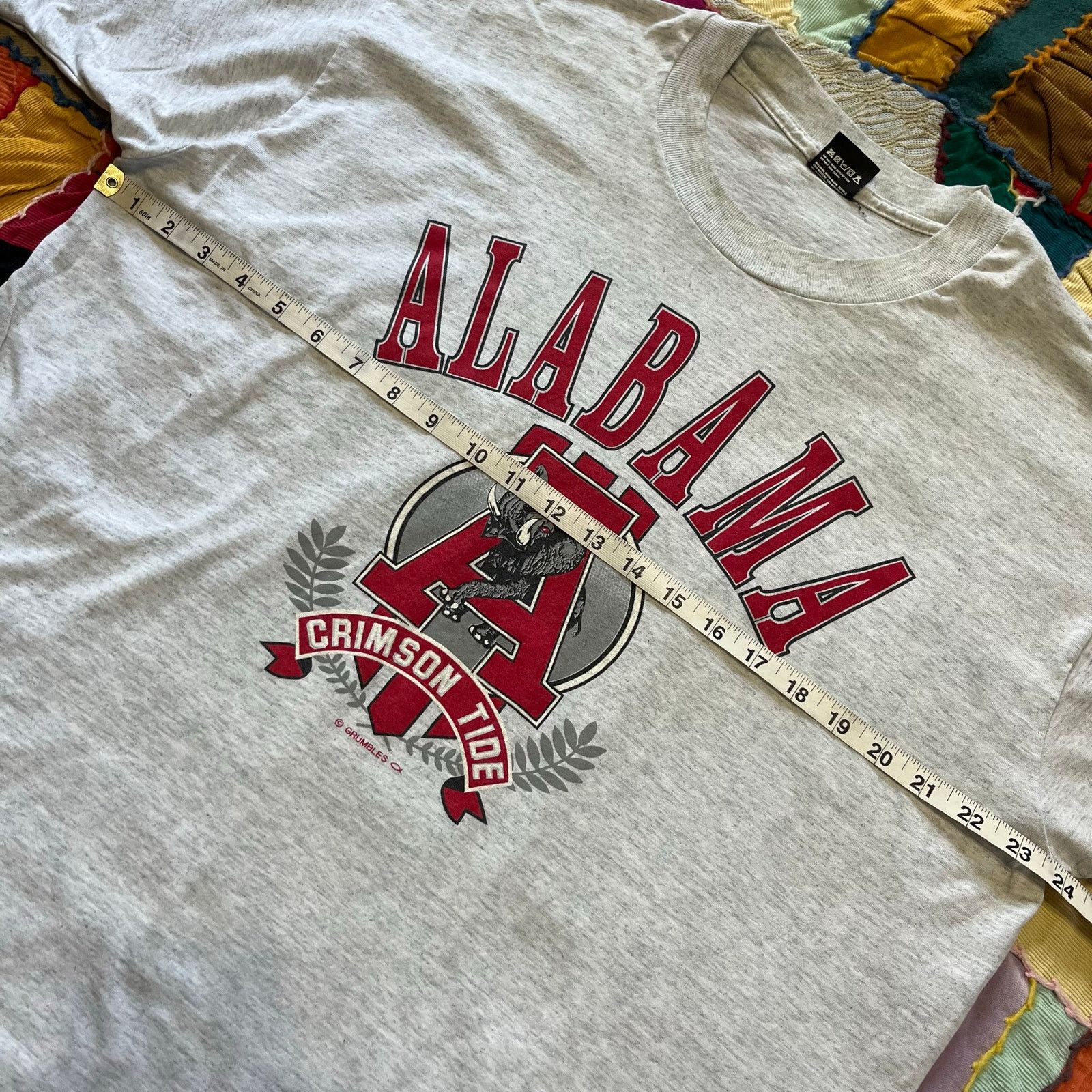 Other Vintage Screen Stars Alabama Crimson Tide White Grey Tee XL Size US XL / EU 56 / 4 - 7 Thumbnail