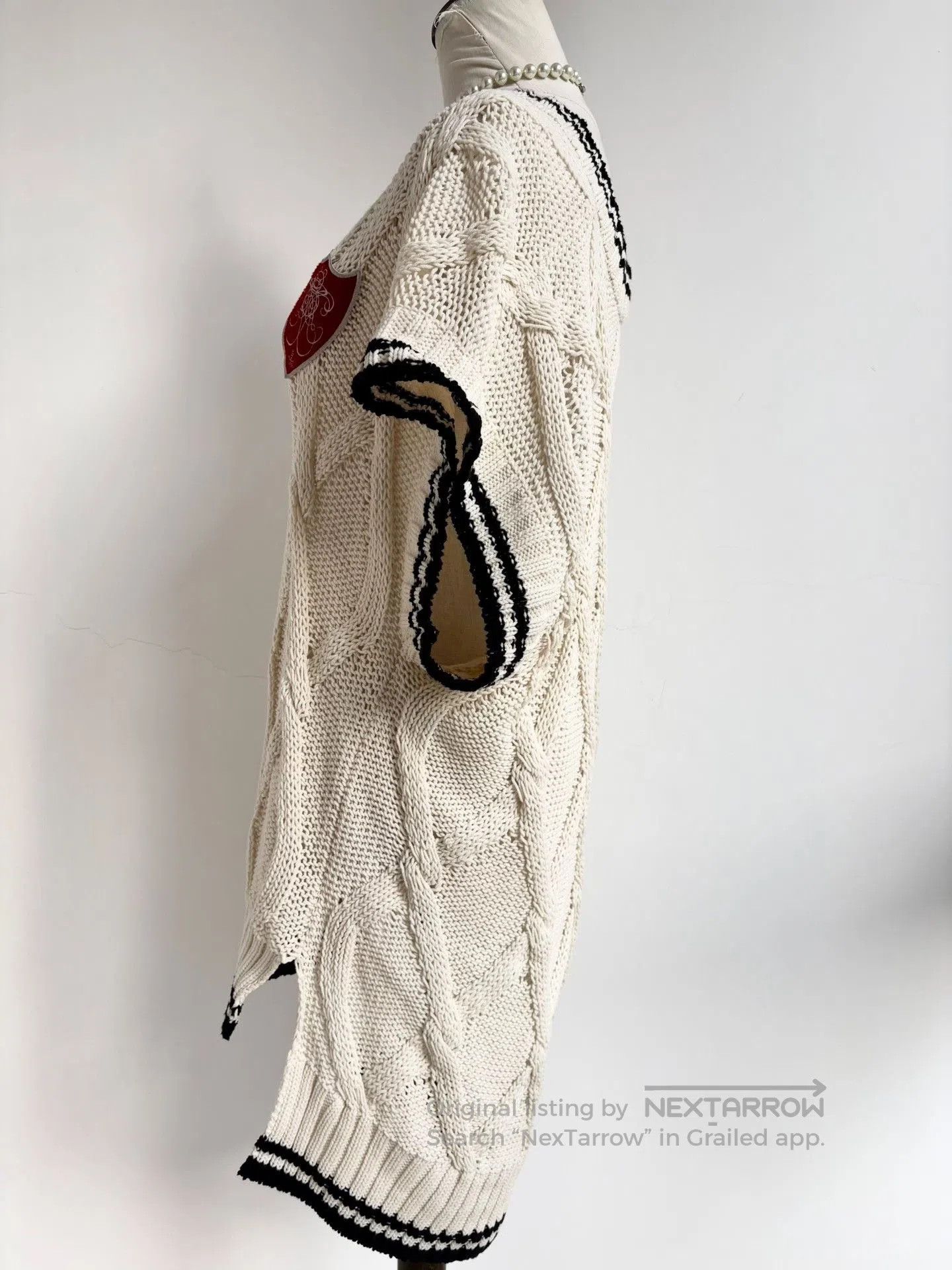 Vivienne Westwood Vivienne Westwood White Argyle Knit Vest. Size M / US 6-8 / IT 42-44 - 3 Thumbnail