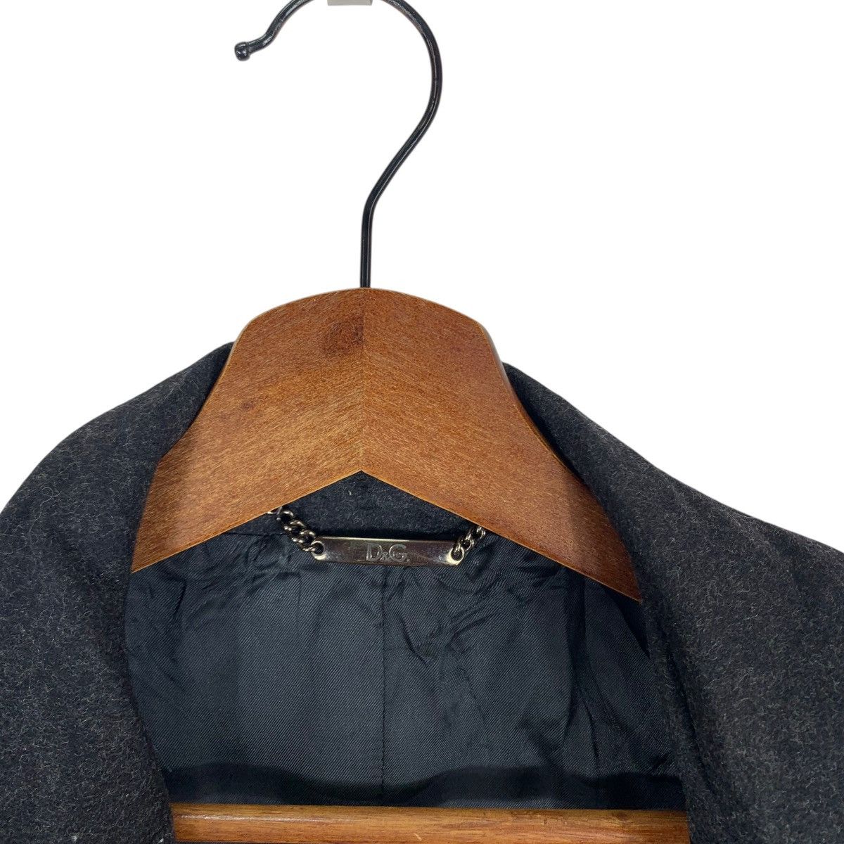 Dolce & Gabbana × Vintage DOLCE AND GABBANA OVERCOAT WOOL Size US L / EU 52-54 / 3 - 5 Thumbnail