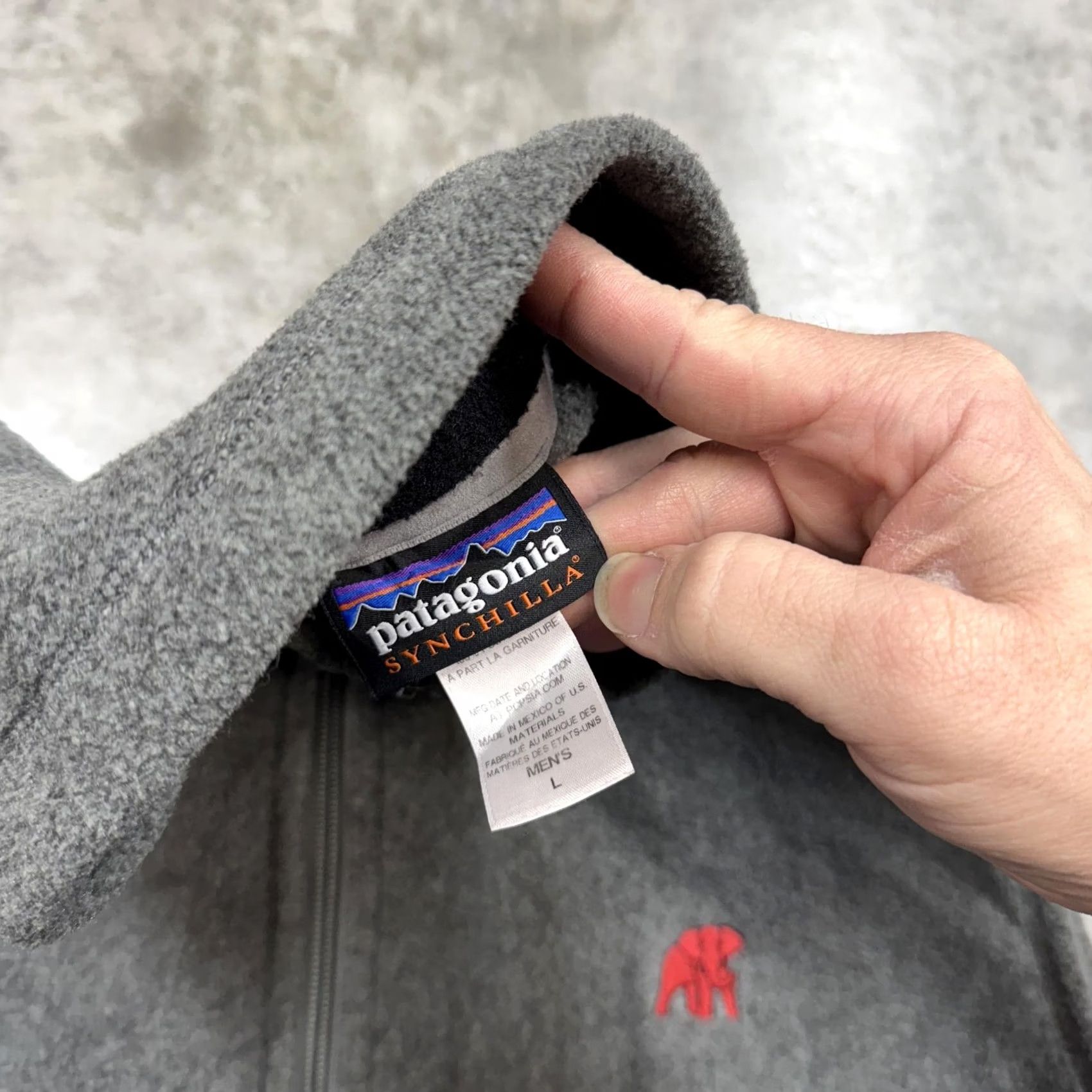 Patagonia Patagonia Synchilla Fleece Vest Mens L Gray Full Zip Alabama Crimson Tide Vest Size US L / EU 52-54 / 3 - 4 Thumbnail
