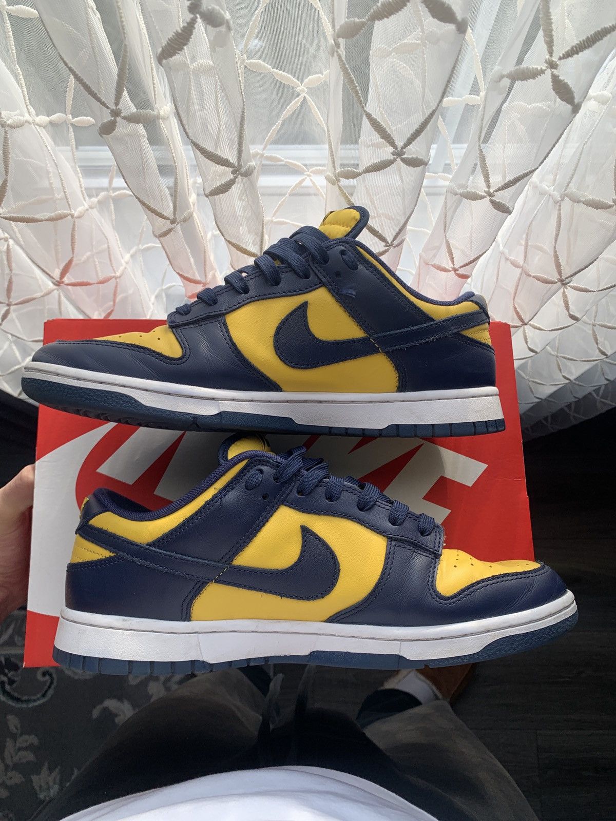 Nike × Vintage Nike Dunk Low “Michigan” Size US 10 / EU 43 - 2 Thumbnail