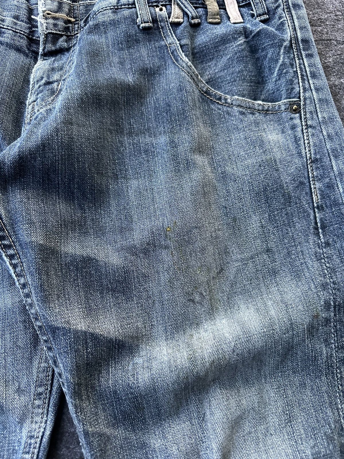 If Six Was Nine × PPFM Double Waist Unbrand Japan Paint Dirty Style D409 Size US 34 / EU 50 - 12 Thumbnail