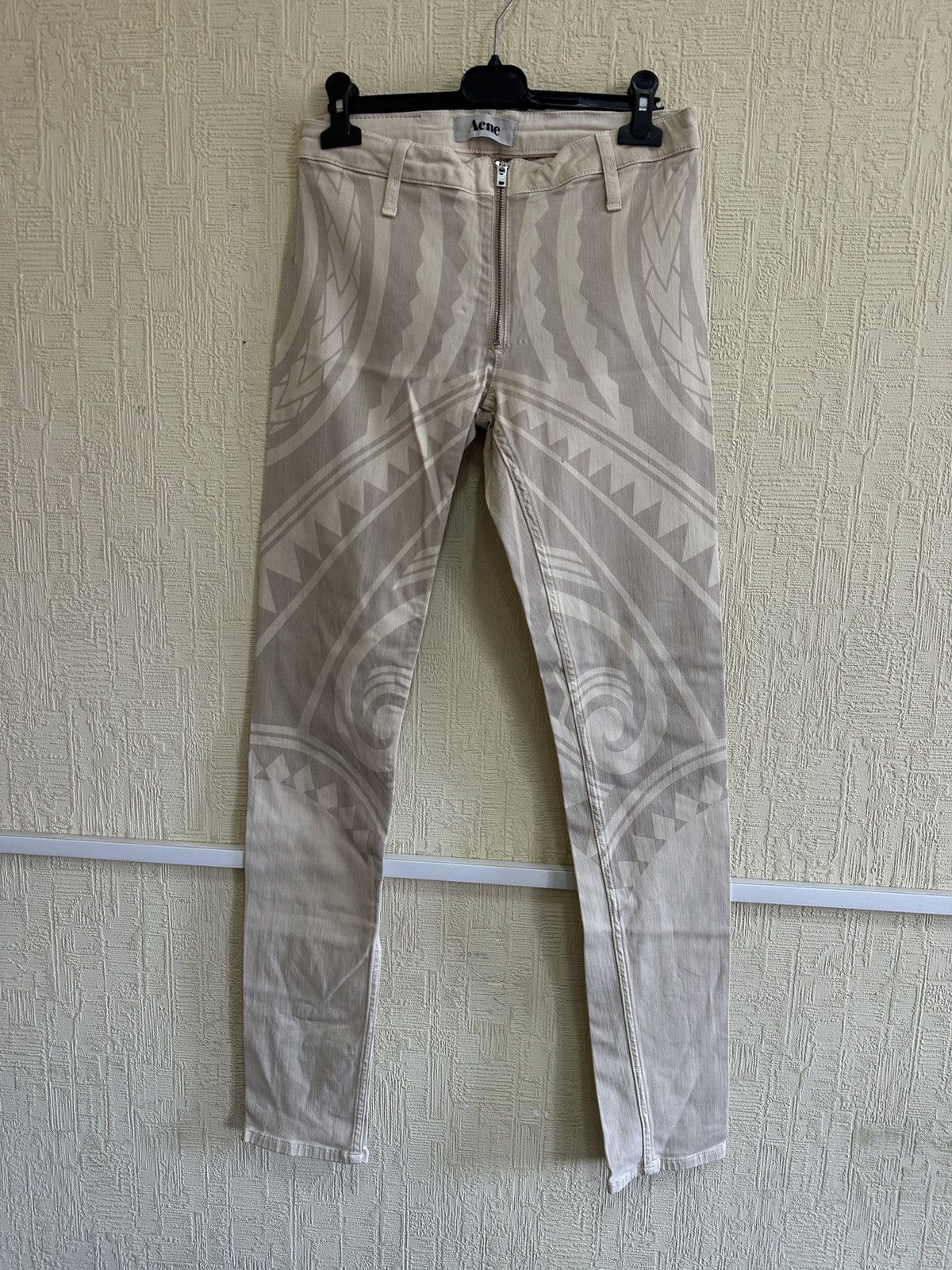 Acne Studios Vintage Acne Studios Flex Tattoo Aztec Skinny Pants Size 38 Size 27" / US 4 / IT 40 - 12 Thumbnail
