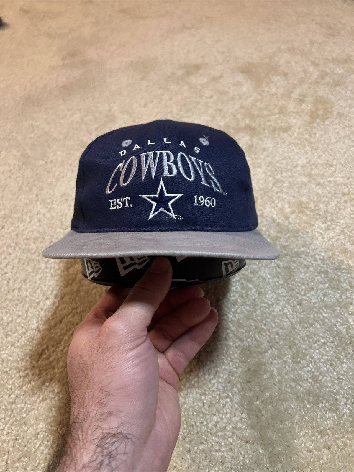 Drew Pearson Dallas Cowboys Snapback Drew Pearsons Team Embroidered KIDS Size ONE SIZE - 1 Thumbnail