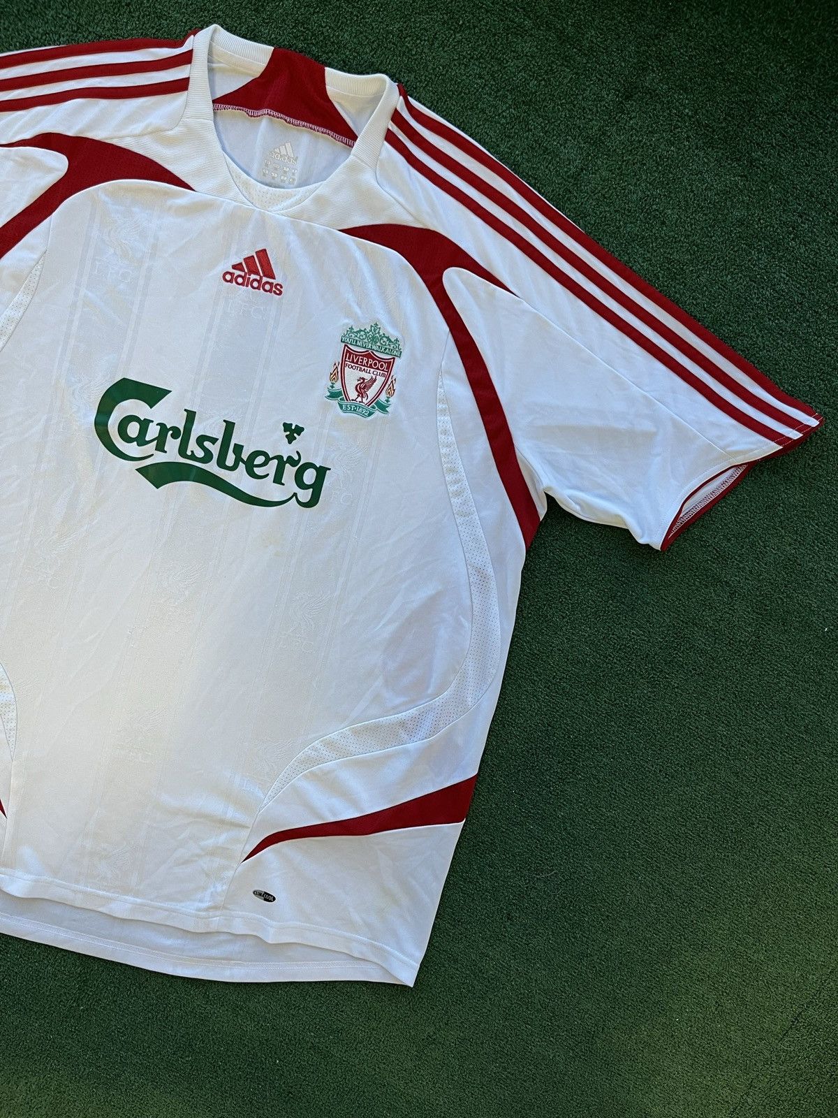 Adidas Vintage Blokecore Adidas Liverpool Jersey Drill Y2K Football Size US XL / EU 56 / 4 - 7 Thumbnail
