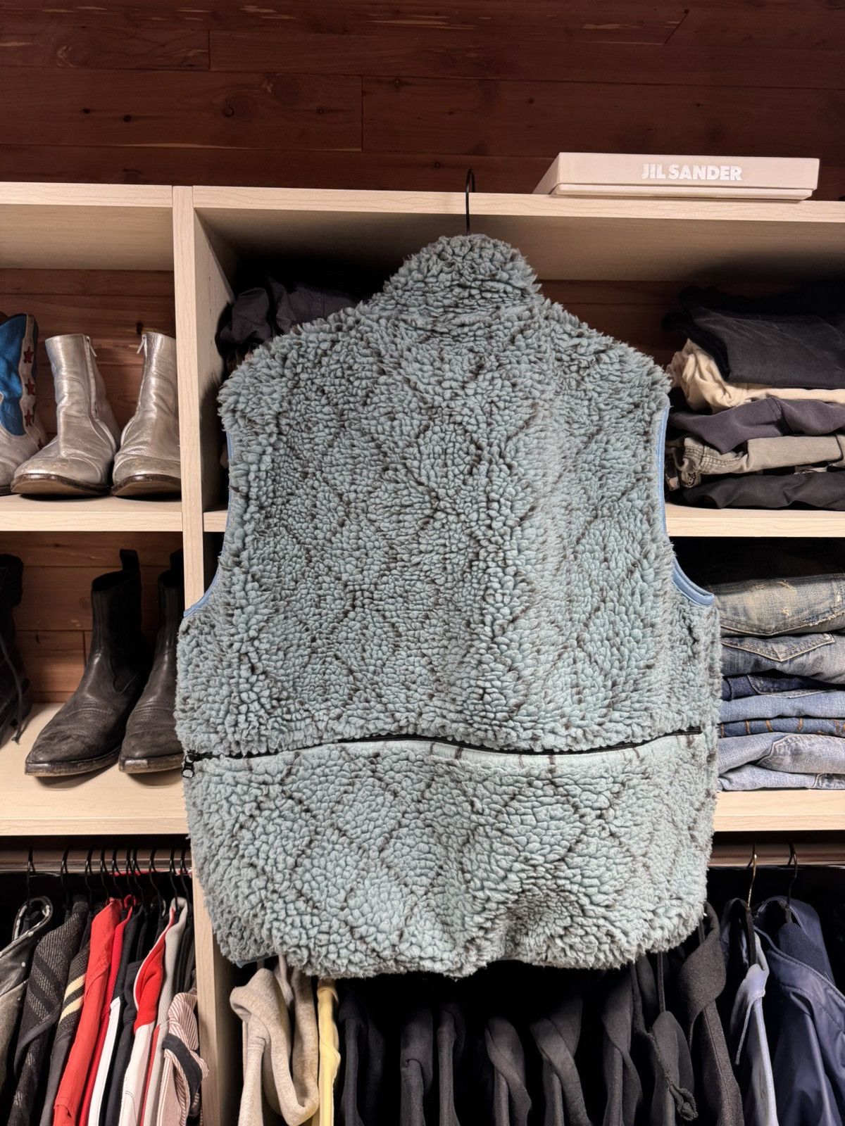 Kapital Kountry Kapital Sashiko Boa fleece vest Size US M / EU 48-50 / 2 - 4 Thumbnail