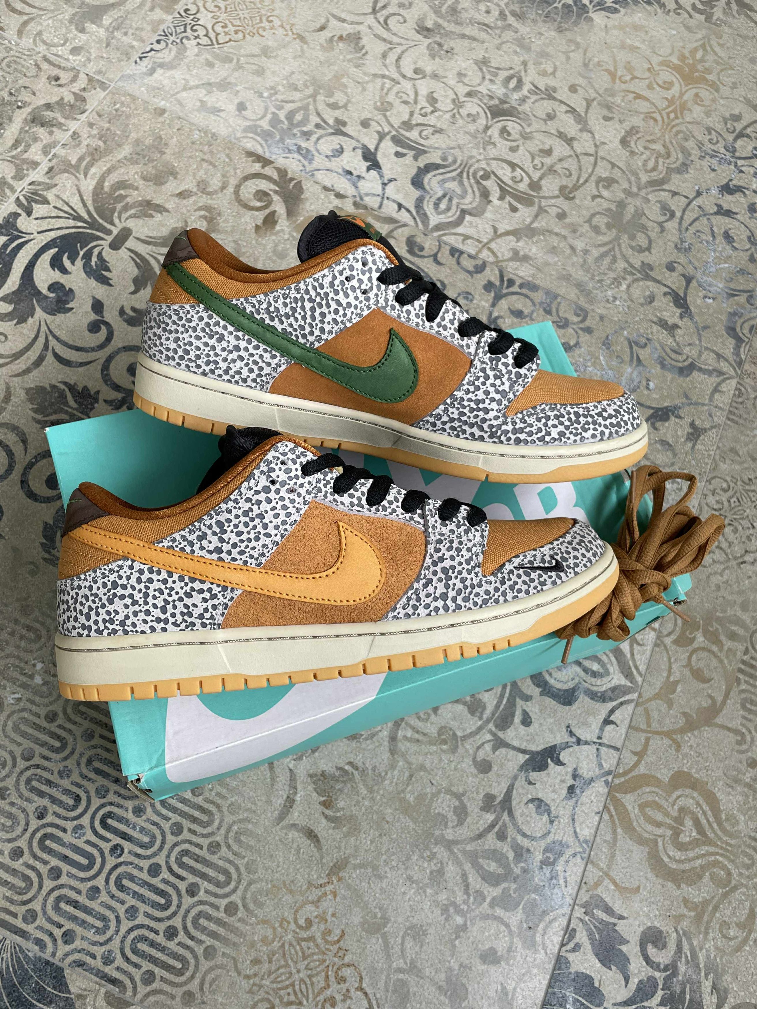 Nike Nike Sb Dunk Low Safari US 9 EU 42.5 Sneakers Mens Size US 9 / EU 42 - 14 Thumbnail