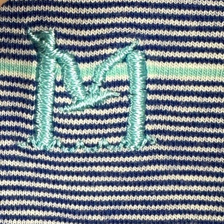 Vintage B. Draddy USA Polo Shirt Golf XL Blue Striped Rugby Logo Shirt Men XS? Wait, proceed. Size US XL / EU 56 / 4 - 6 Thumbnail