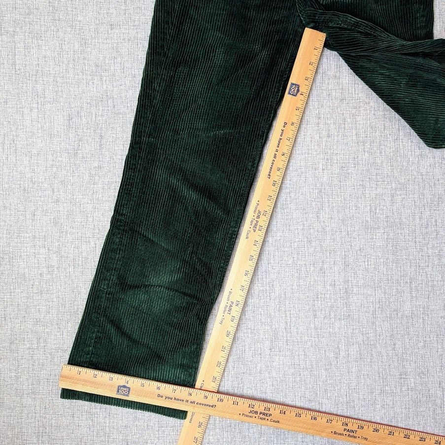 Rag & Bone Rag & Bone Green Corduroy Pants Straight Leg High-rise Size 24" / US 00 / IT 34 - 10 Thumbnail