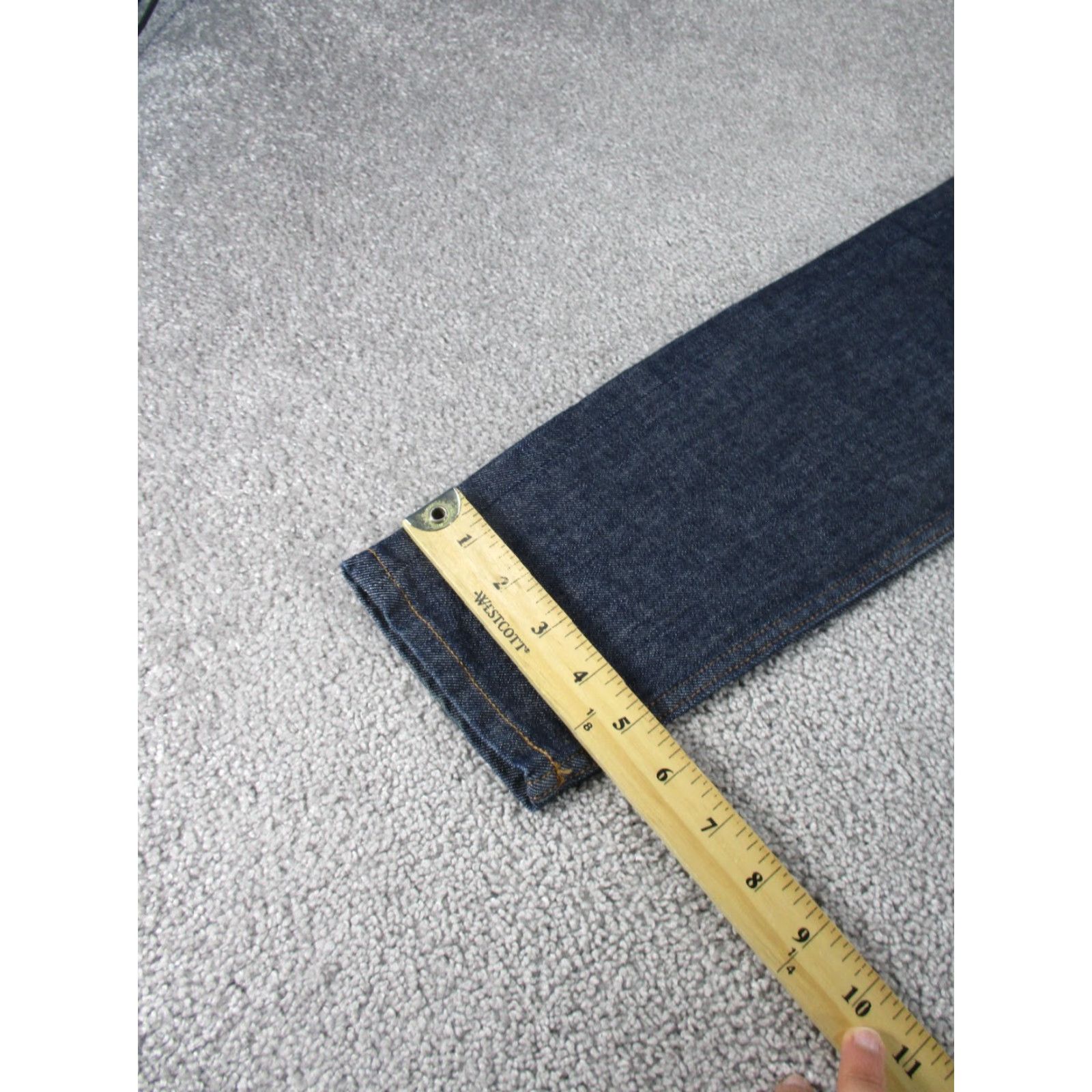 Everlane Everlane Jeans Skinny Women's 25 Dark Wash Denim Mid Rise Zip Zipper Blue Regular Size Size 42" / US 20 - 5 Thumbnail