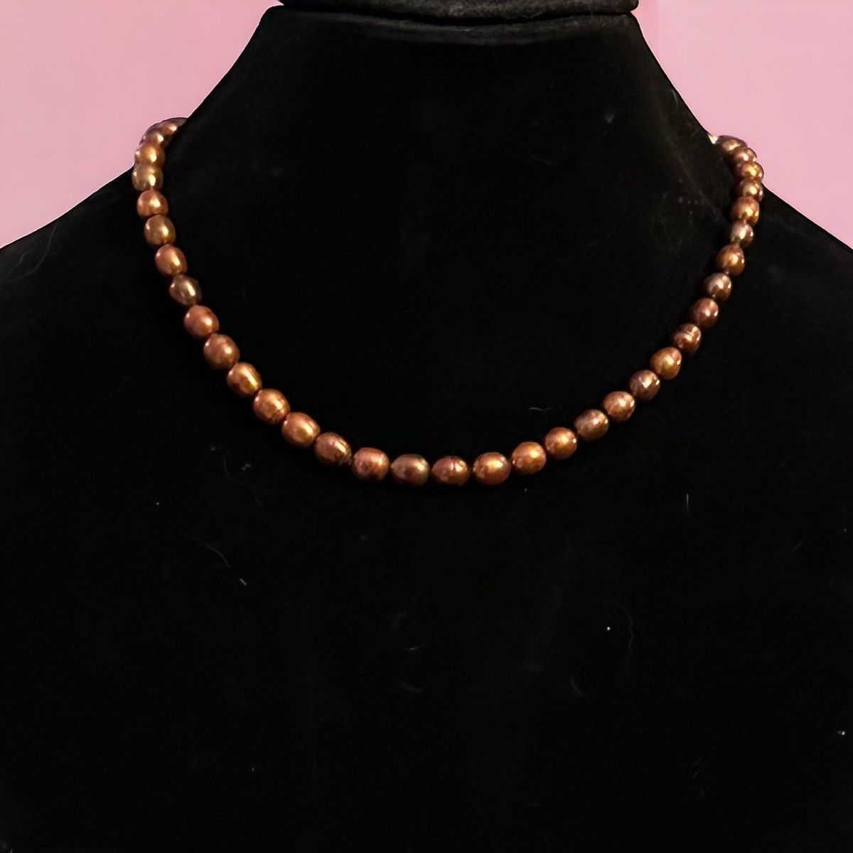 Other GSJ chocolate brown cultured freshwater pearl necklace Size ONE SIZE - 1 Thumbnail