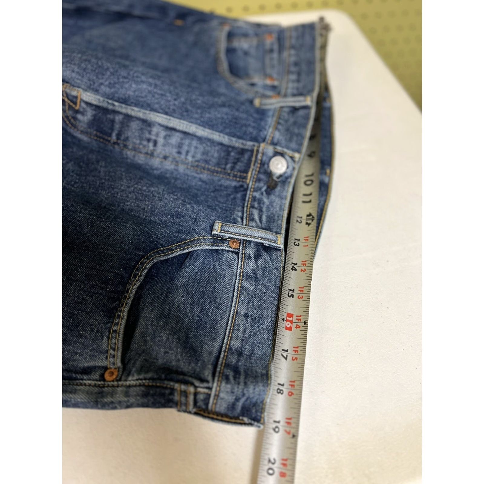 Levi's Levi's 501 Original Straight Jeans Mens 38x29 Medium Blue Denim Size US 38 / EU 54 - 6 Thumbnail