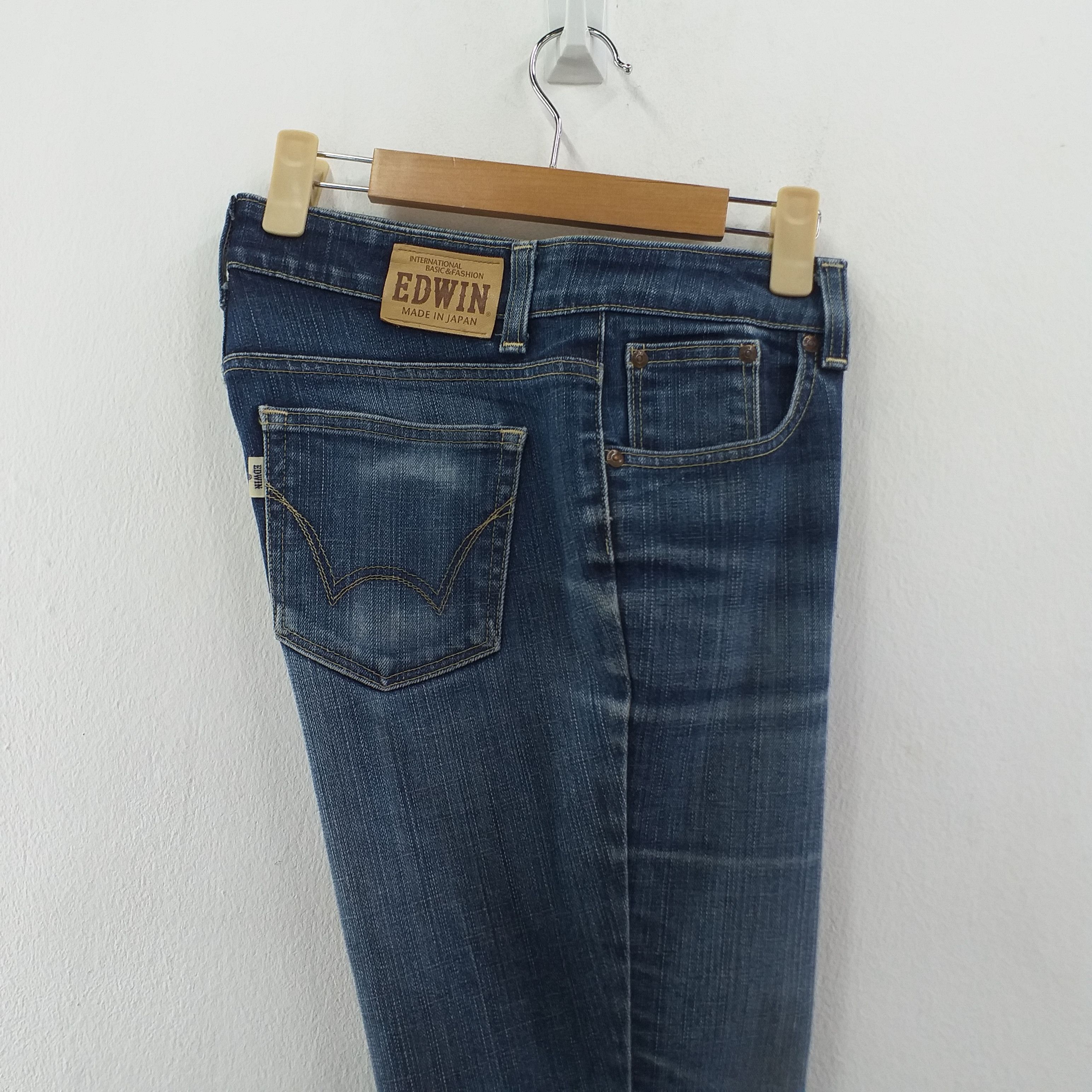 If Six Was Nine Vintage Edwin Distressed Flare Denim 31x30 -JN019 Size US 31 - 10 Thumbnail