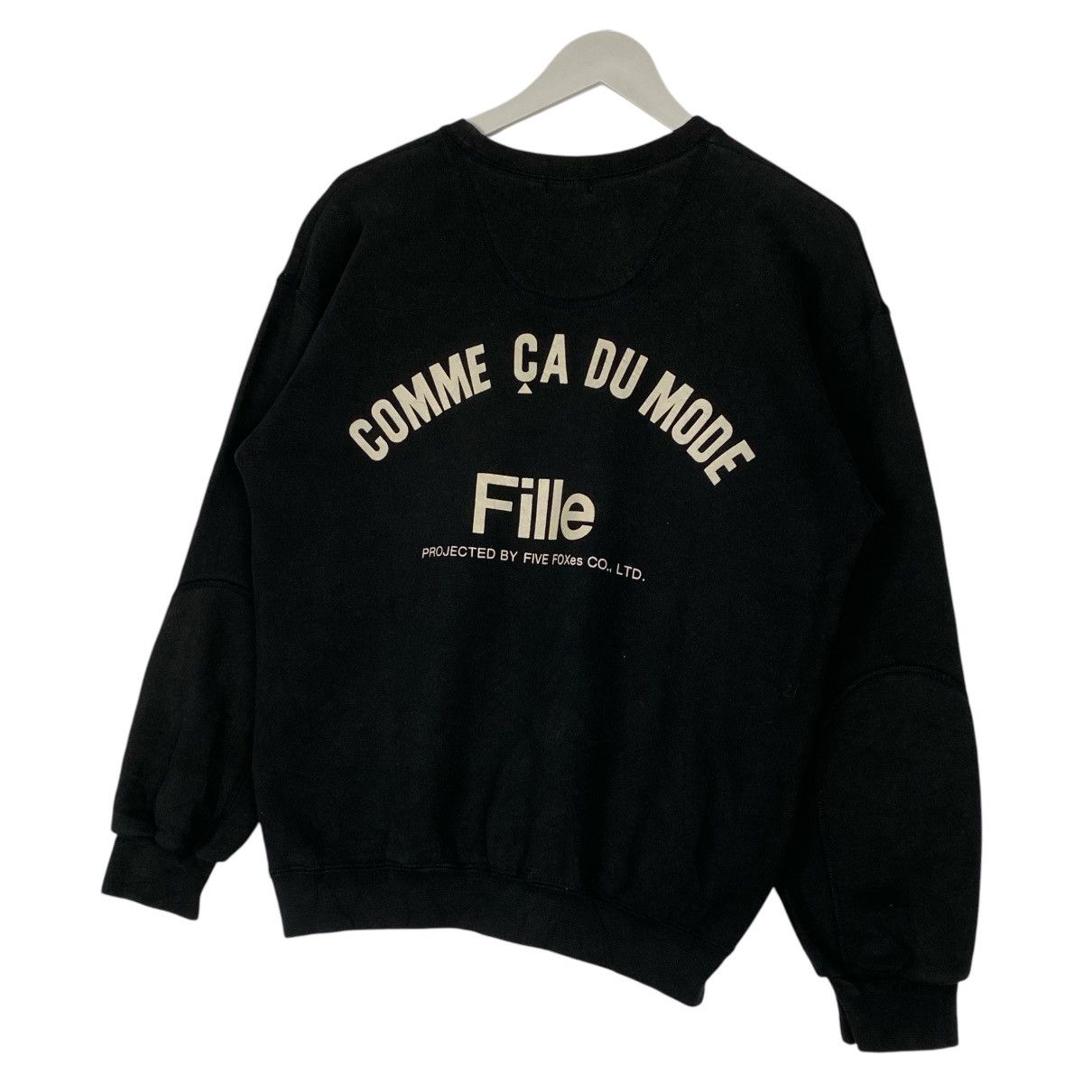 Comme Ca Ism × Vintage Vintage Comme Ca Ism Sweatshirt Crewneck Black Size US S / EU 44-46 / 1 - 2 Thumbnail