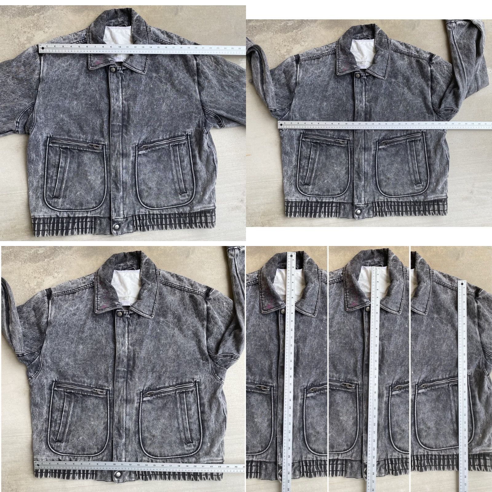 Denime VINTAGE WPL 7720 Denim Jacket Grunge 1990s Black Size L Mens Size US L / EU 52-54 / 3 - 11 Thumbnail