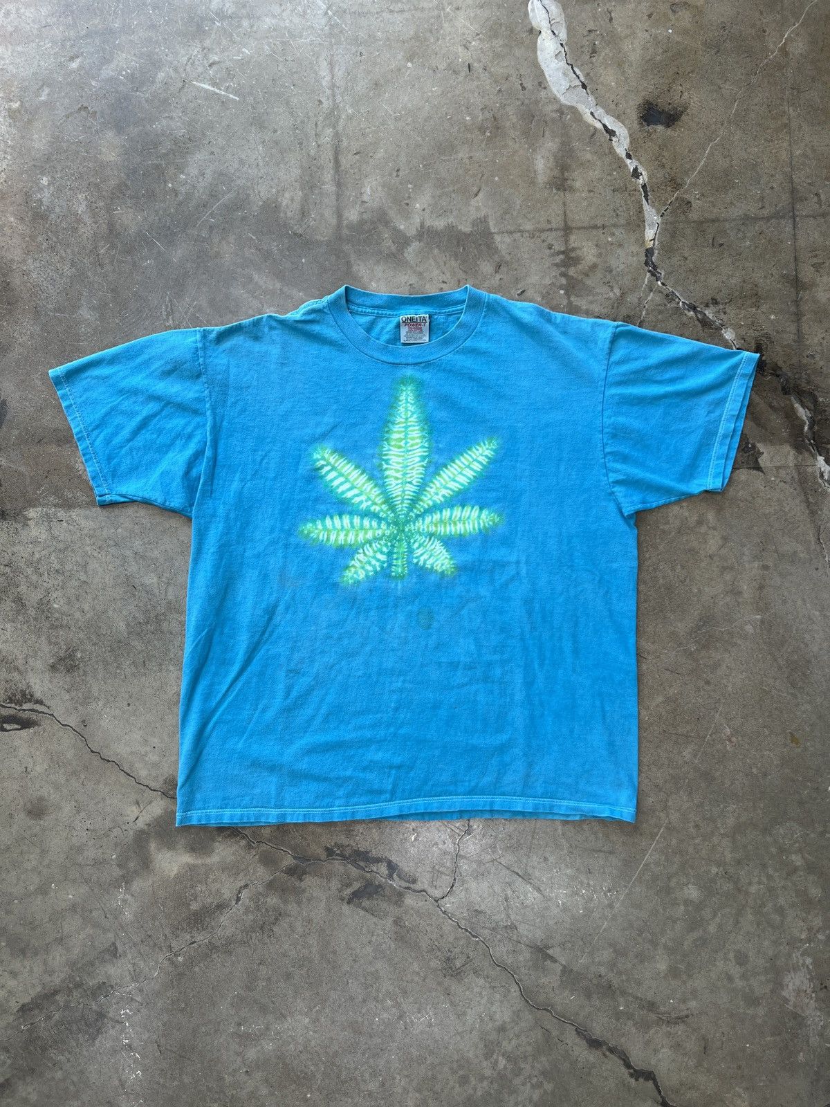 Vintage Vintage Marijuana Weed Tie Dye Tee XL Size US XL / EU 56 / 4 - 2 Thumbnail