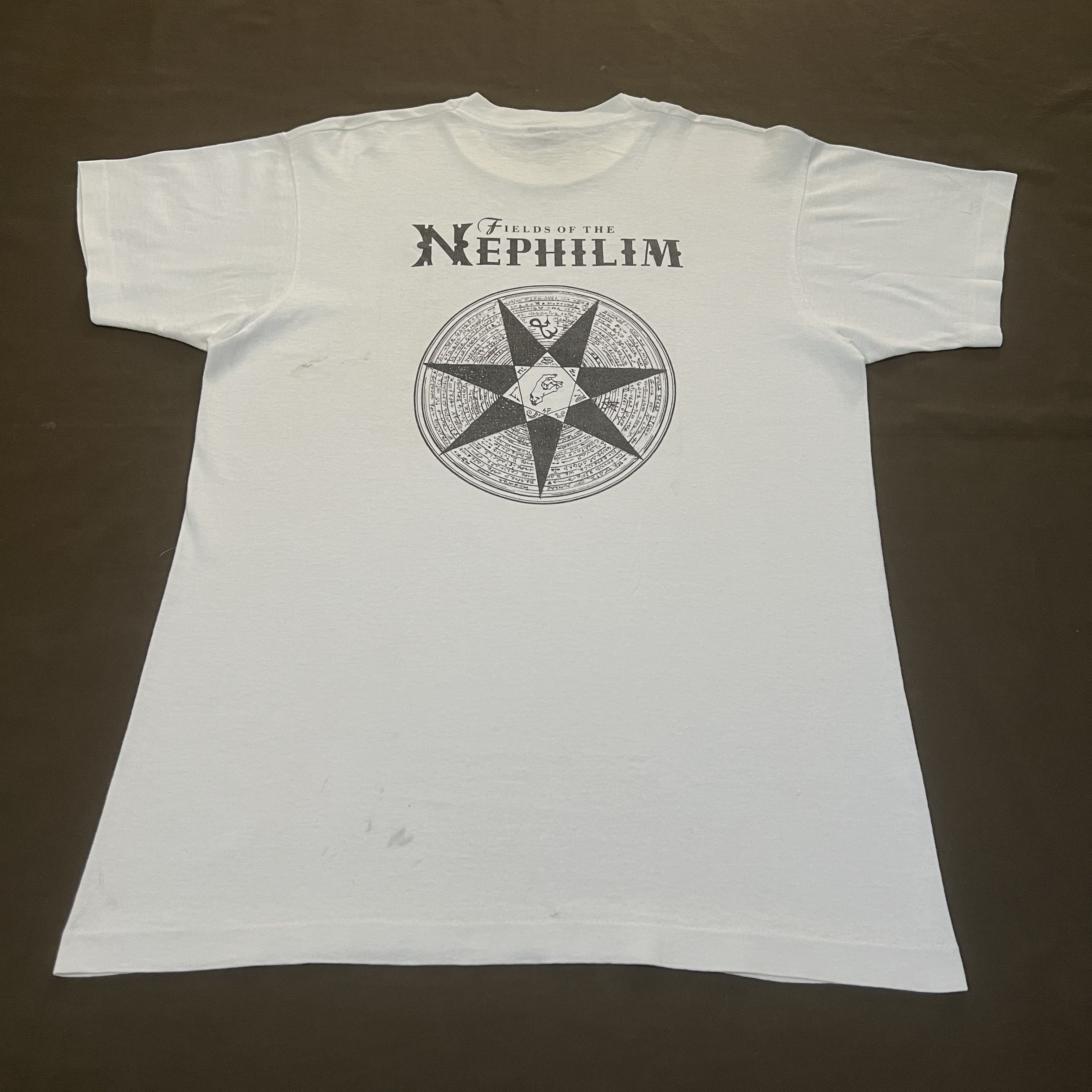 Band Tees Vintage 90s Fields of the Nephilim Promo Tee Gothic metal Size US L / EU 52-54 / 3 - 8 Thumbnail