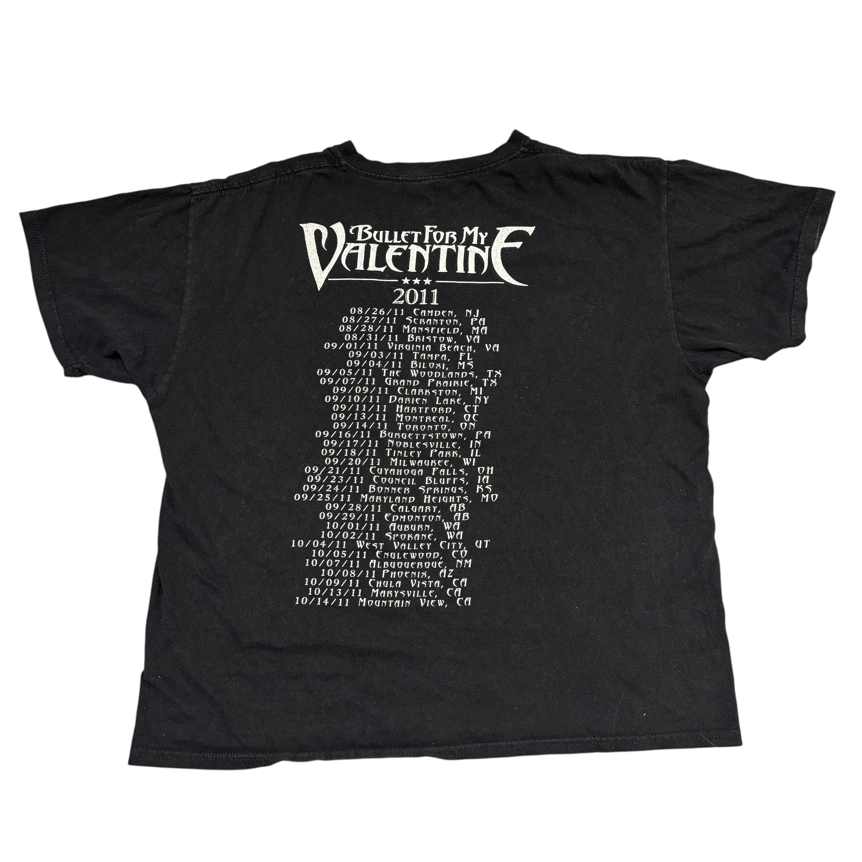 Band Tees Bullet For My Valentine Shirt Y2K Tour Metalcore Band Tee Size US XL / EU 56 / 4 - 2 Thumbnail