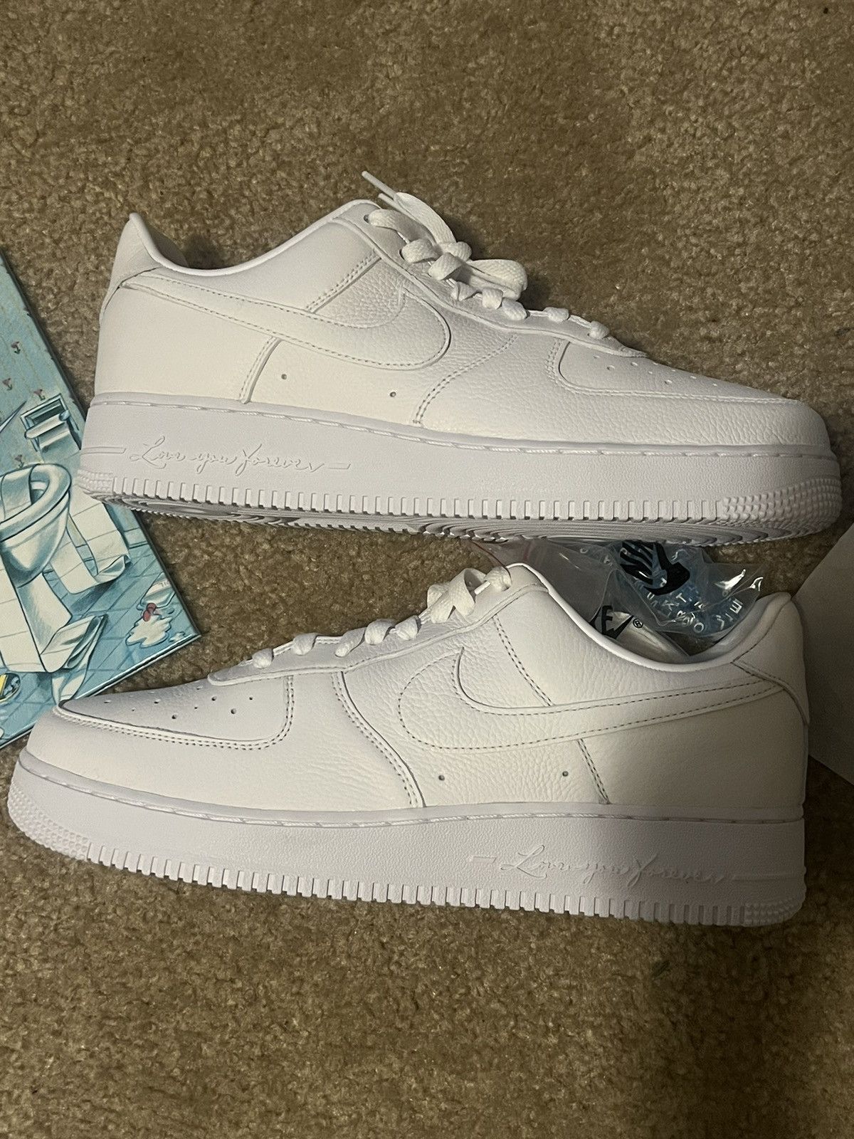 Nike Air Force One “love you forever” Size US 11 / EU 44 - 1 Thumbnail