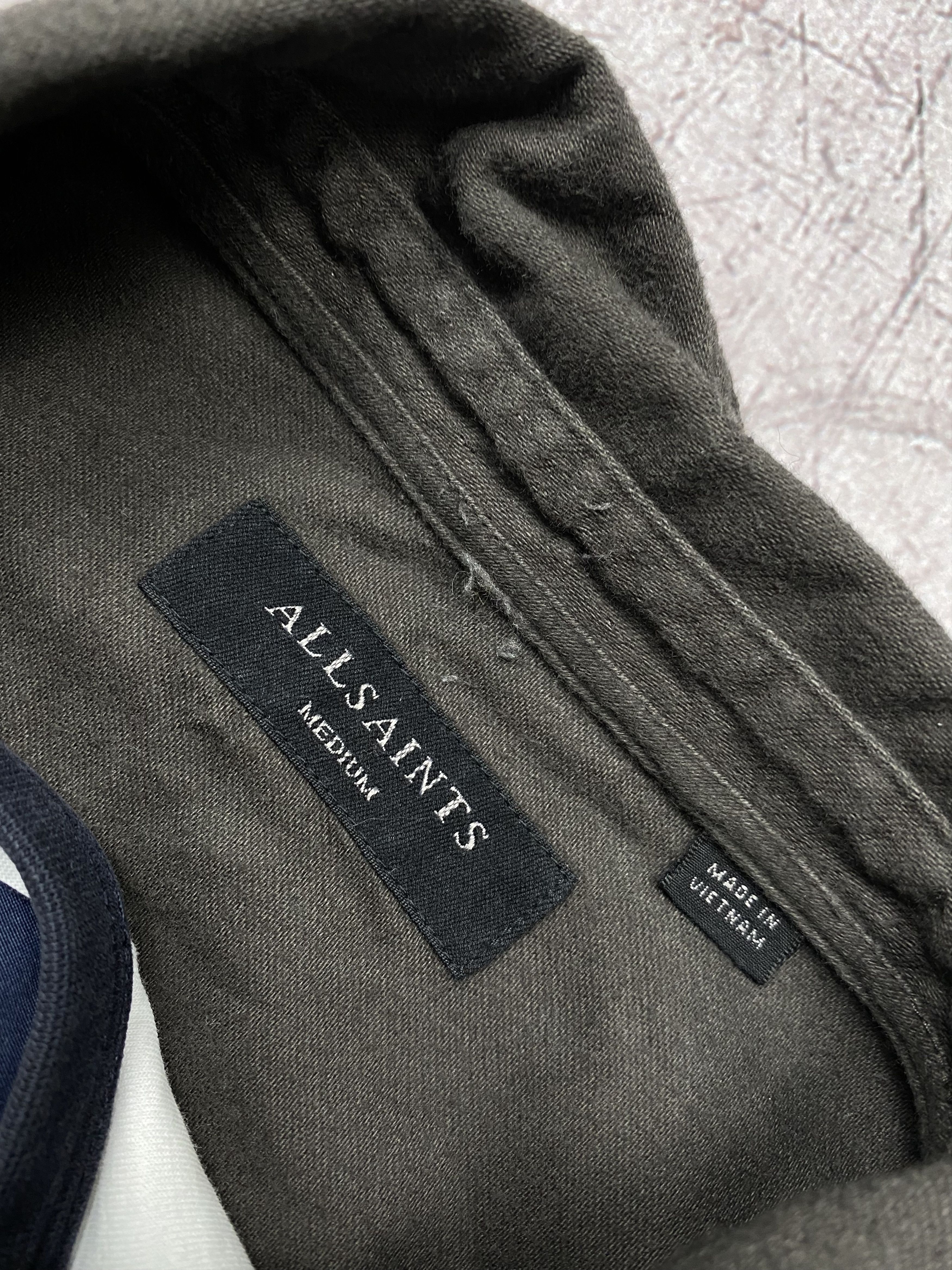 Allsaints × Flannel Allsaints Vintage Mens Banner Flannel Long Sleeve Shirt Size US M / EU 48-50 / 2 - 4 Thumbnail