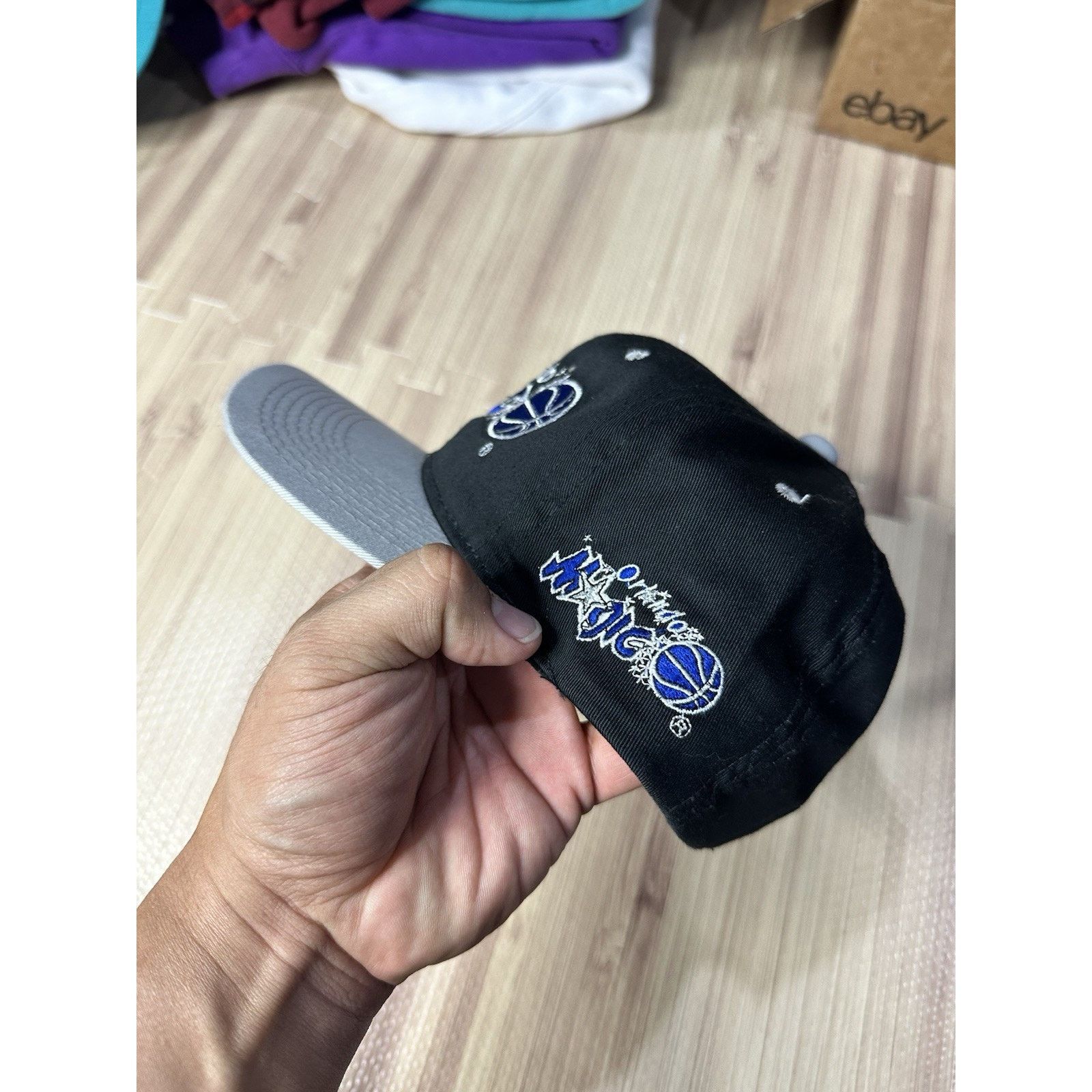 & Other Stories Vintage Grossman Black Gray Orlando Magic SnapBack G Cap Size ONE SIZE - 4 Thumbnail