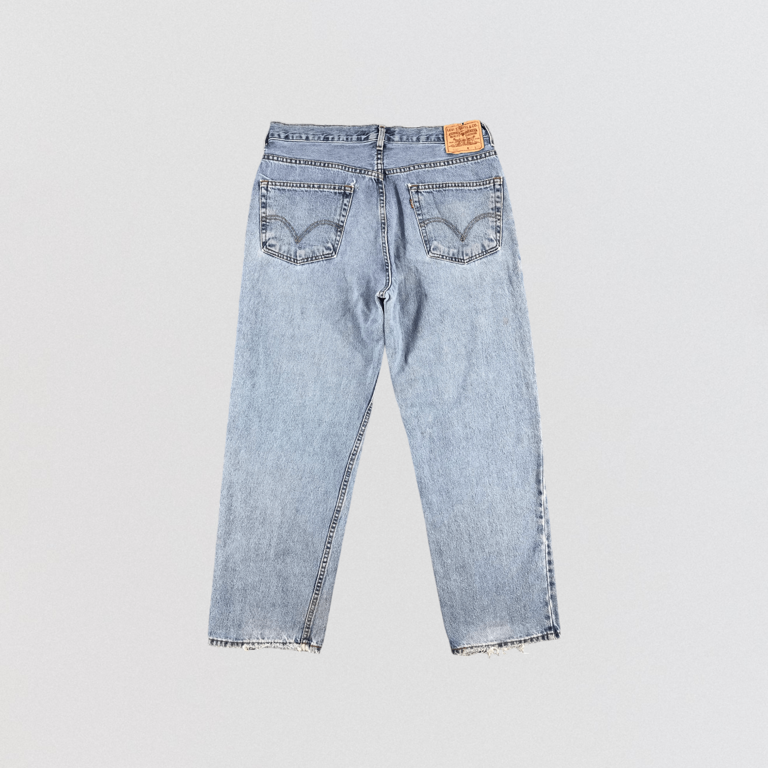 Levi's × Vintage Vintage Light Wash Levis 550 Jeans-JM1848 Size US 37 - 2 Thumbnail