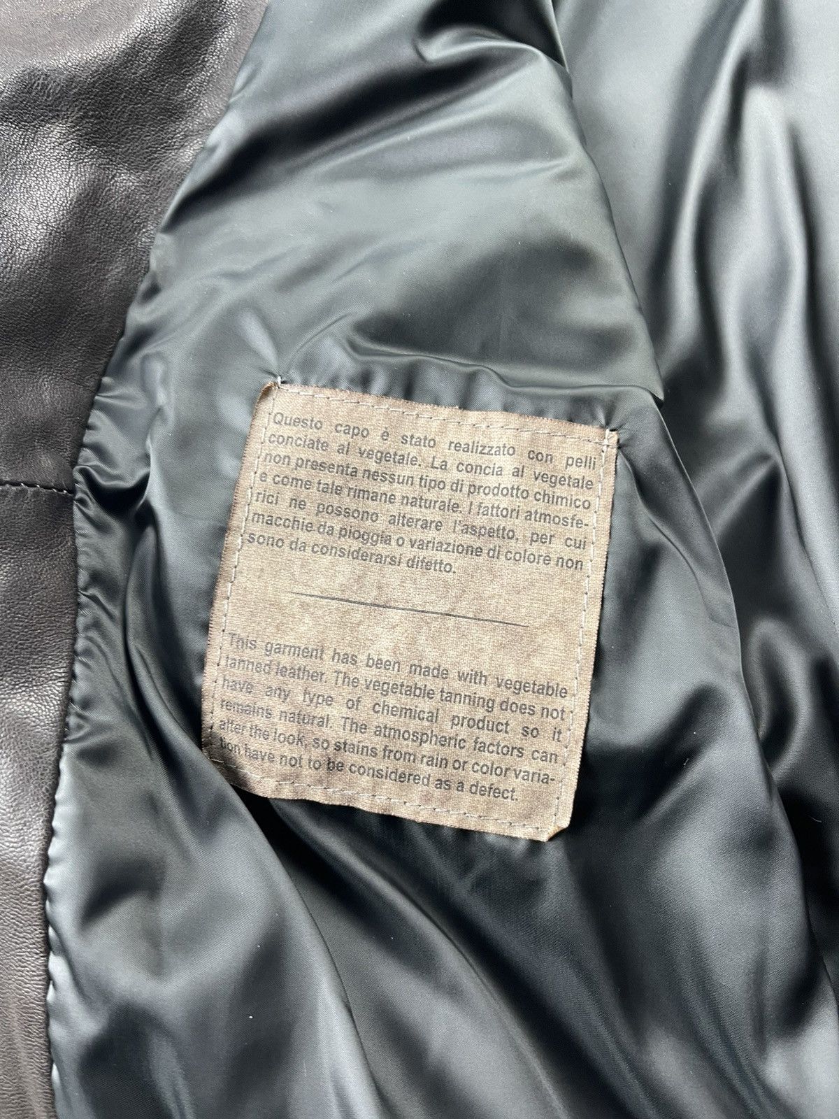 Giorgio Brato Giorgio Brato Dark Brown Vegetable-Tanned Leather Jacket Size US S / EU 44-46 / 1 - 12 Thumbnail