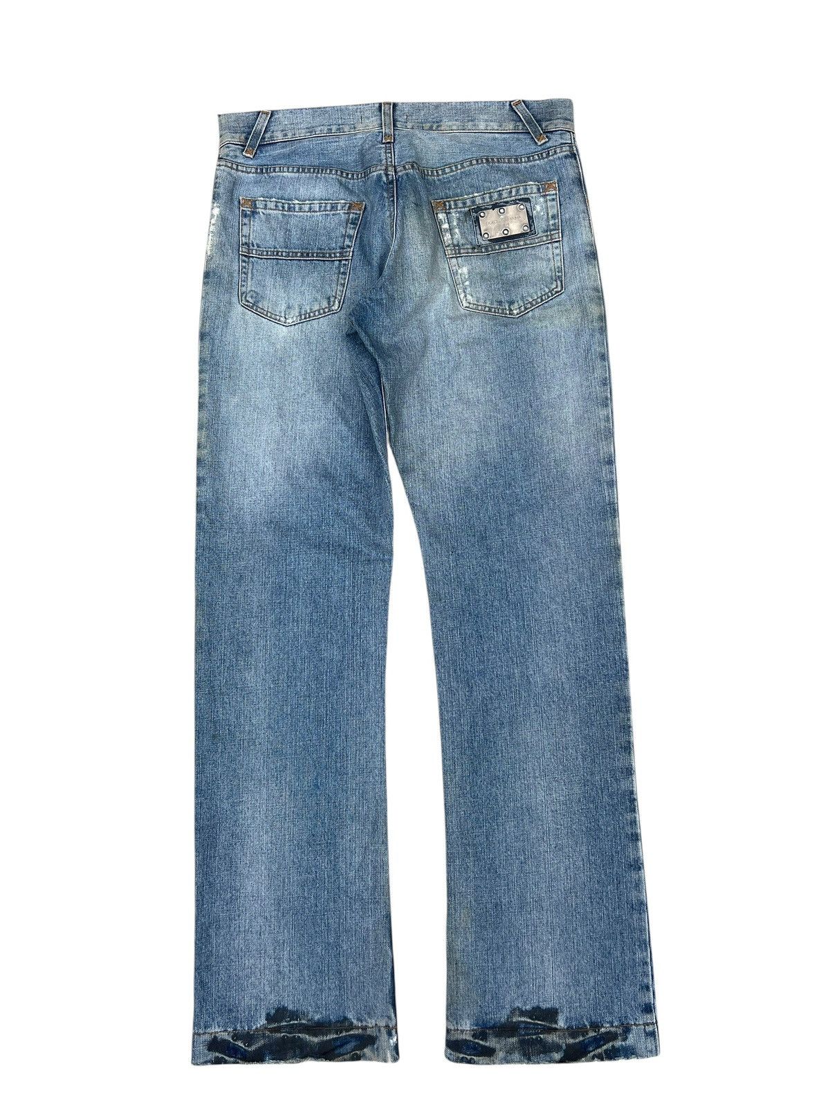 Dolce & Gabbana Vintage Dolce & Gabbana Distress Dirty Mud Denim Loose Jeans Size US 32 / EU 48 - 15 Thumbnail