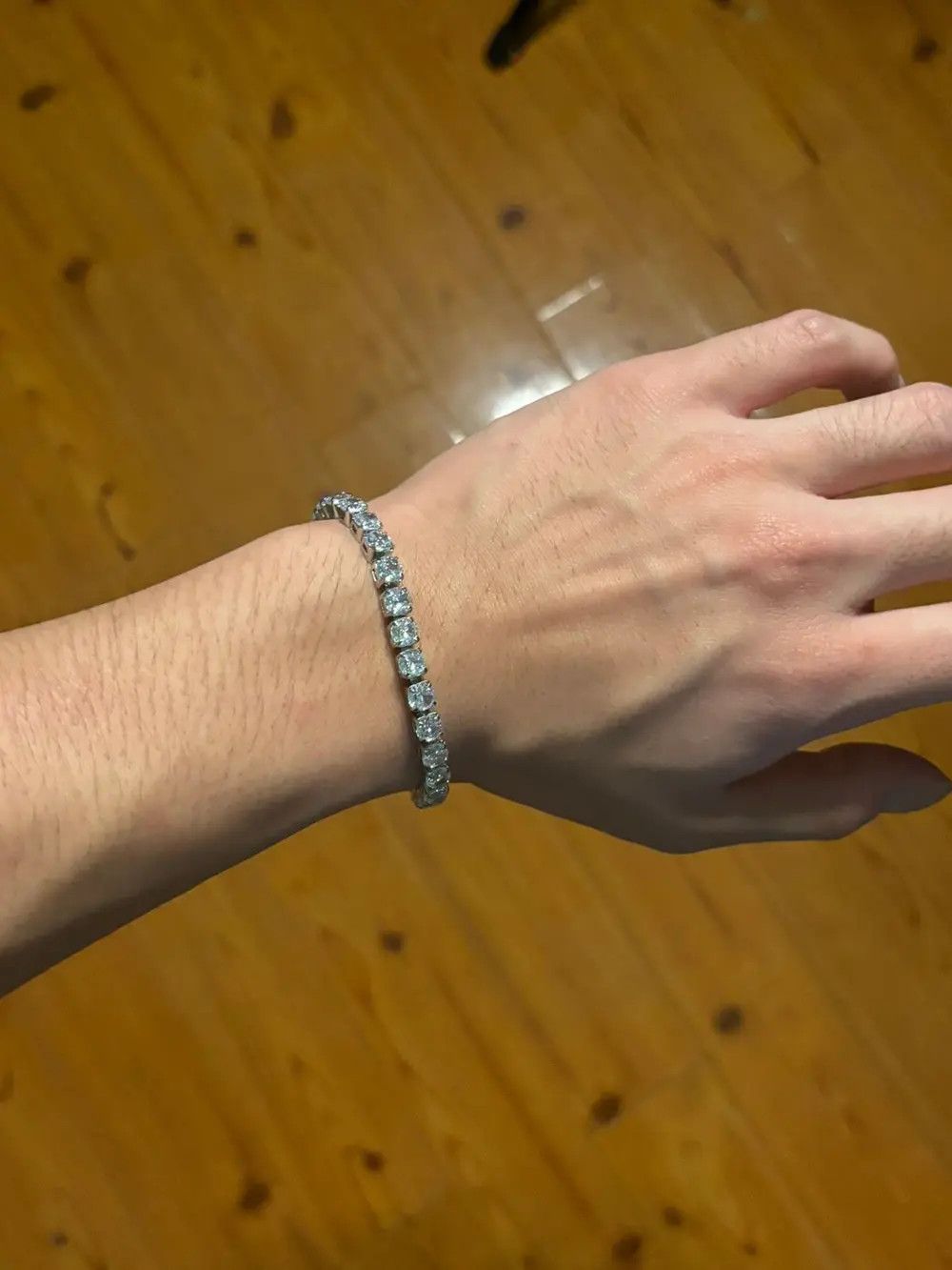 Japanese Brand × Vintage CZ Bling Tennis Bracelet Size ONE SIZE - 1 Thumbnail