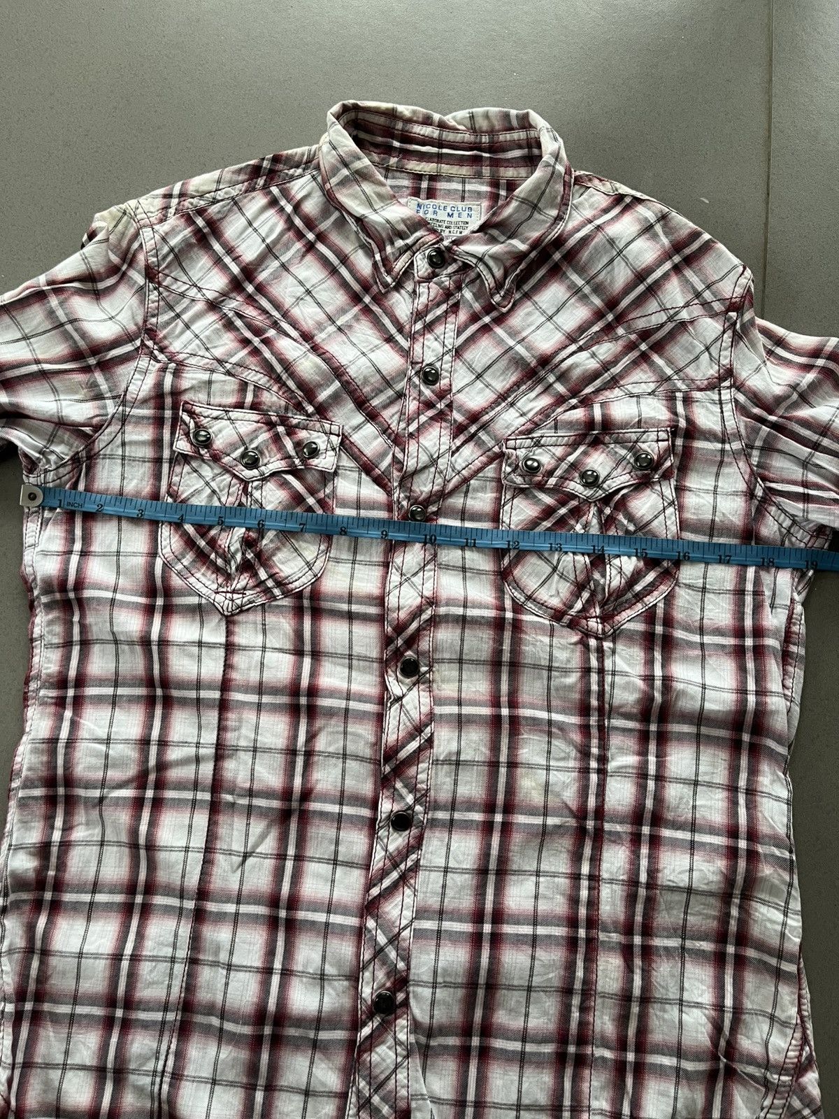 Yasuyuki Ishii Japanese NCFM Nicole Club For Men Punk Flanel Seditionaries Size US M / EU 48-50 / 2 - 10 Thumbnail