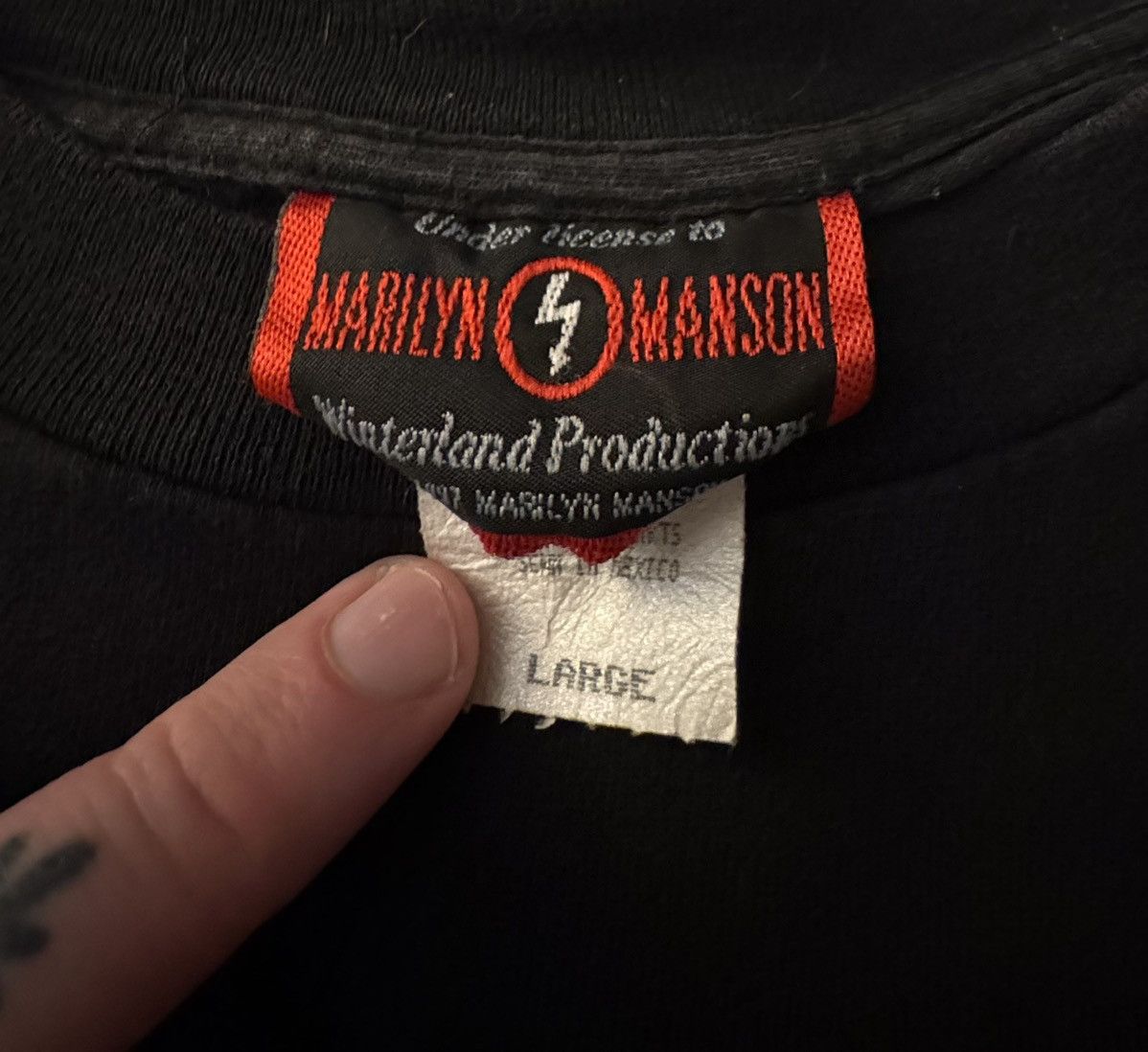 Marilyn Manson Marilyn Manson Jesus fish Size US L / EU 52-54 / 3 - 3 Thumbnail