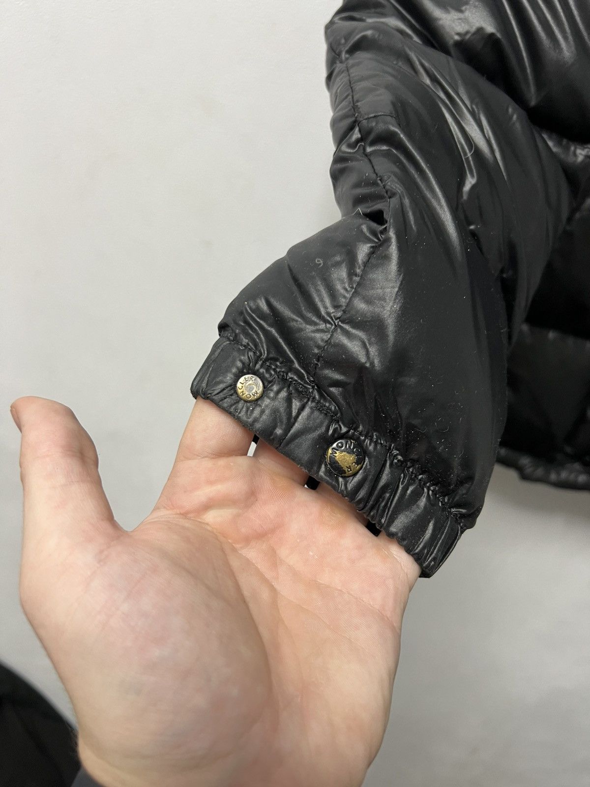 Moncler Moncler Puffer Jacket Black Drill Luxury Small Size US S / EU 44-46 / 1 - 5 Thumbnail
