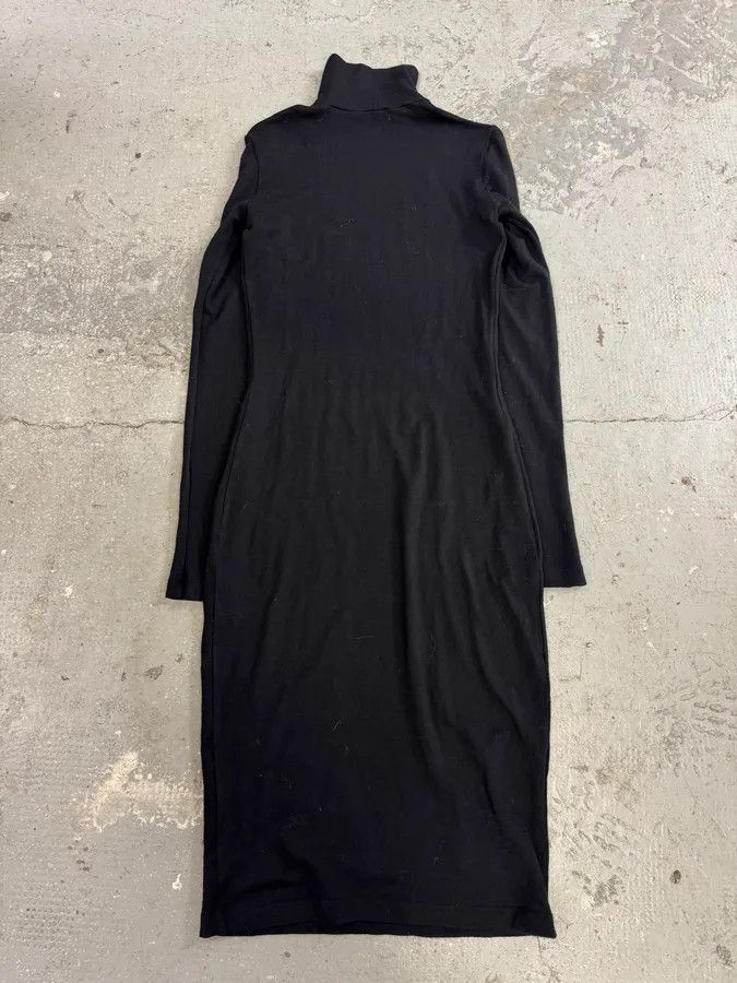 Vintage Plein Sud Black High Neck Midi Dress Size S / US 4 / IT 40 - 3 Thumbnail