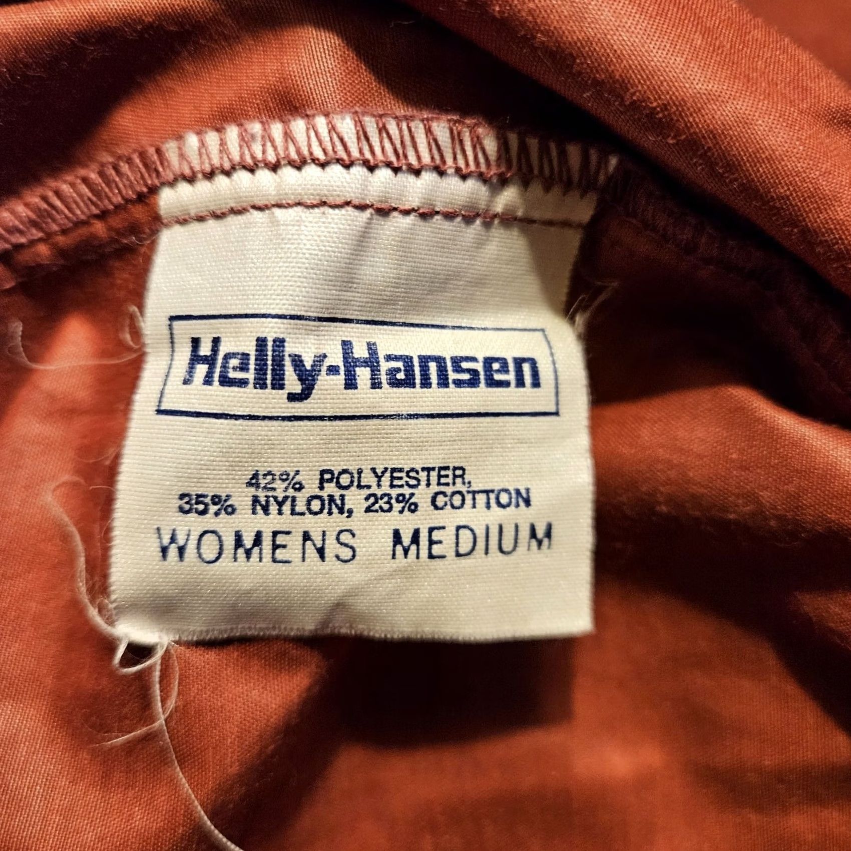 Helly Hansen VTG RARE Helly Hansen One Piece Full Sailing Suit Womens Medium Red Windbreaker Jacket (Sailing) Size M / US 6-8 / IT 42-44 - 6 Thumbnail