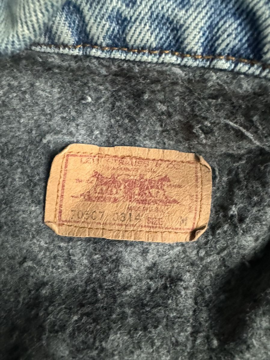 Levi's × Levi's Vintage Clothing Vintage Washed Denim Jacket Levi’s 90’s made in USA Size US M / EU 48-50 / 2 - 8 Thumbnail