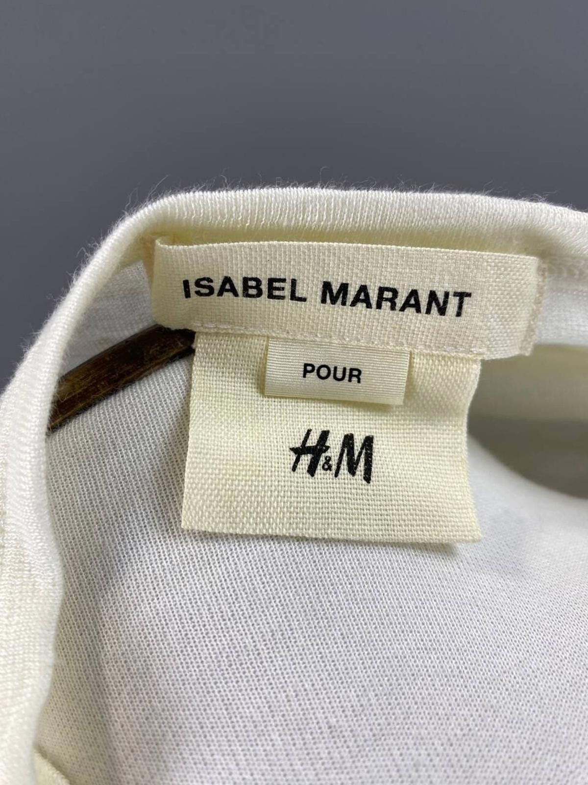 Designer Isabel Marant X H&M Pour Linen Blouson Dress Size 34 / US 4 Size M / US 6-8 / IT 42-44 - 10 Thumbnail