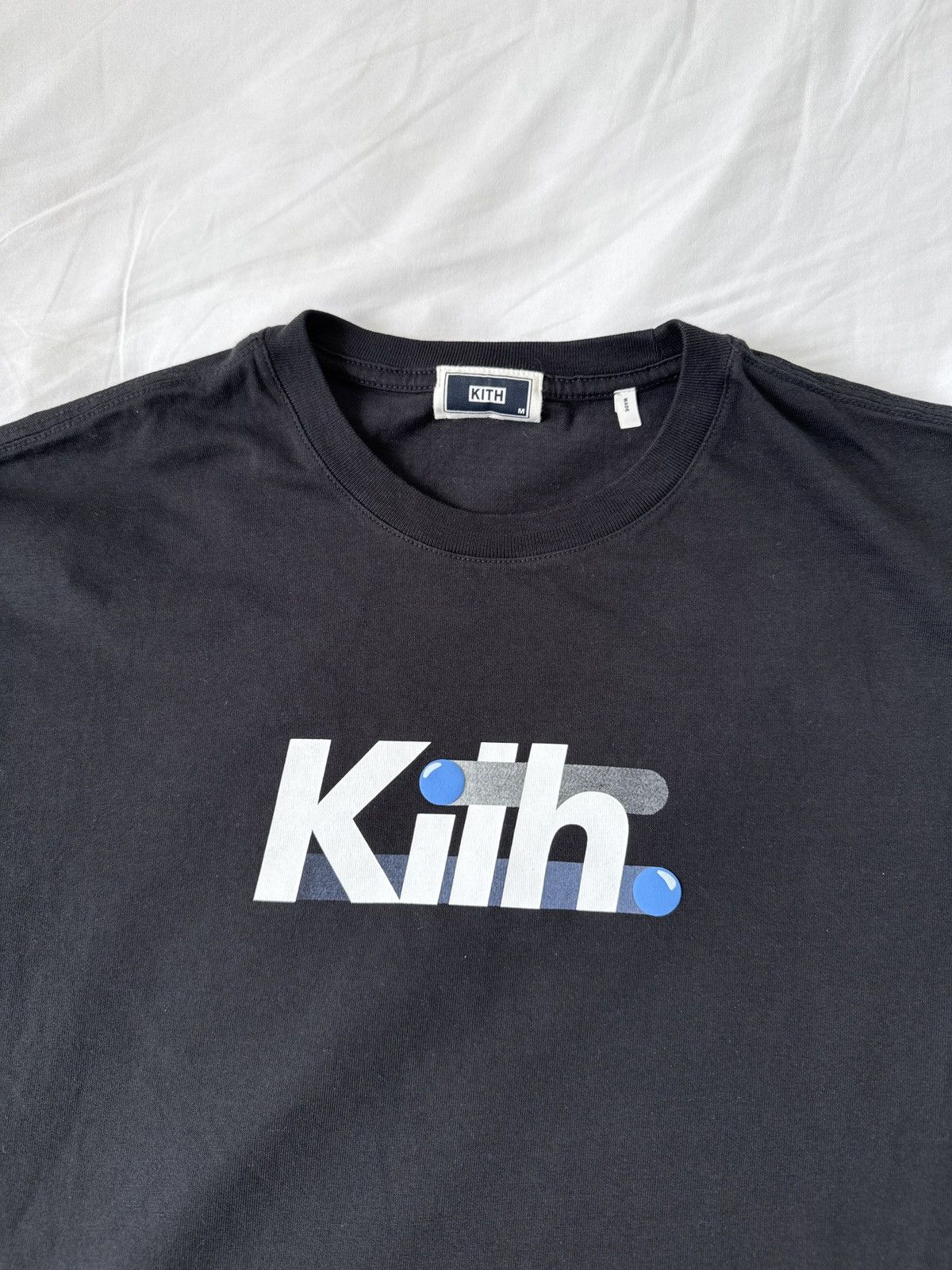 Kith Kith Velocity Logo Tee Black Size Medium Size US M / EU 48-50 / 2 - 2 Thumbnail