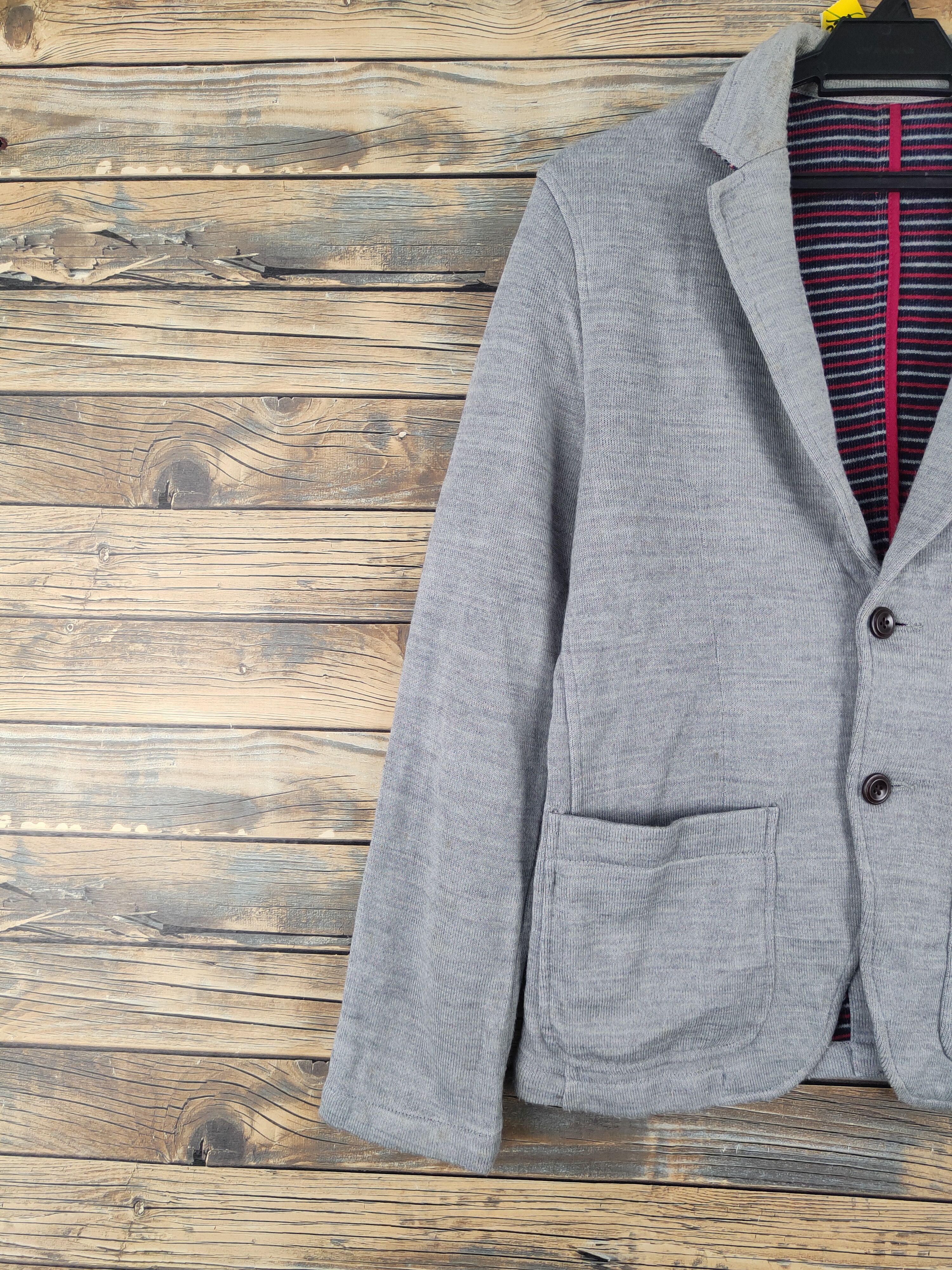 Takeo Kikuchi TK takeo Kikuchi Gray Knitwear cardigan Blazers #W2045 Size US M / EU 48-50 / 2 - 3 Thumbnail