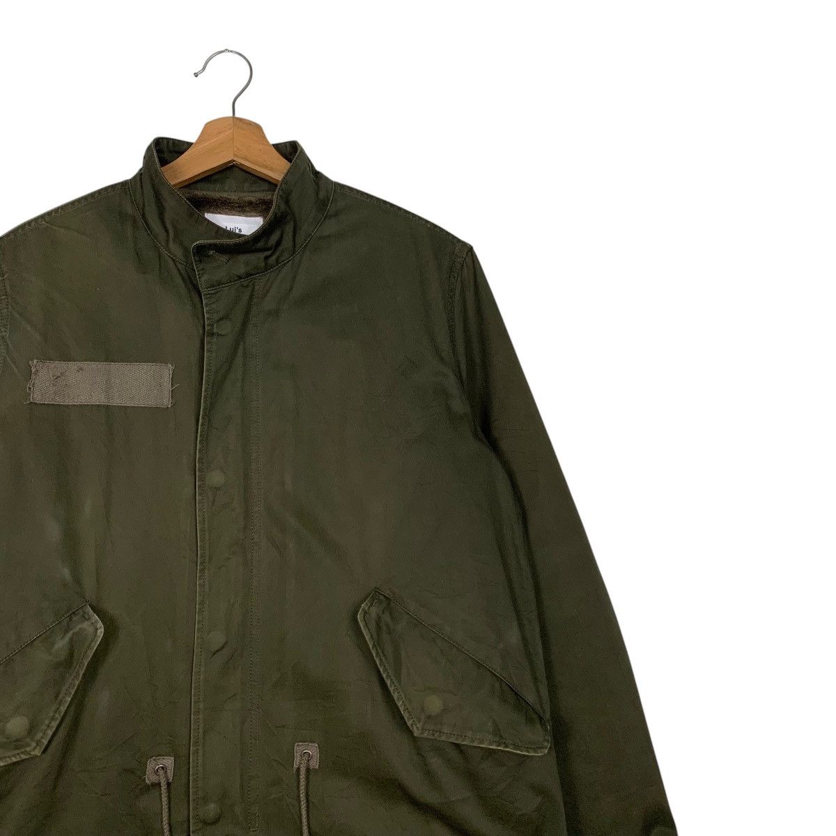 Lui's LUI’S Faux Fur Lined Olive Green Parka Jacket #2506-C113 Size US S / EU 44-46 / 1 - 6 Thumbnail