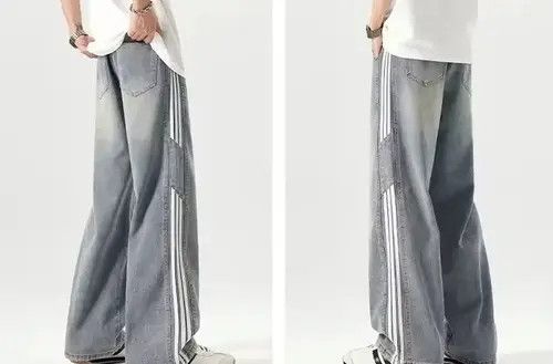 Japanese Brand Miyazaki x Misa Baggy Track Denim Jeans Size US 30 / EU 46 - 2 Thumbnail
