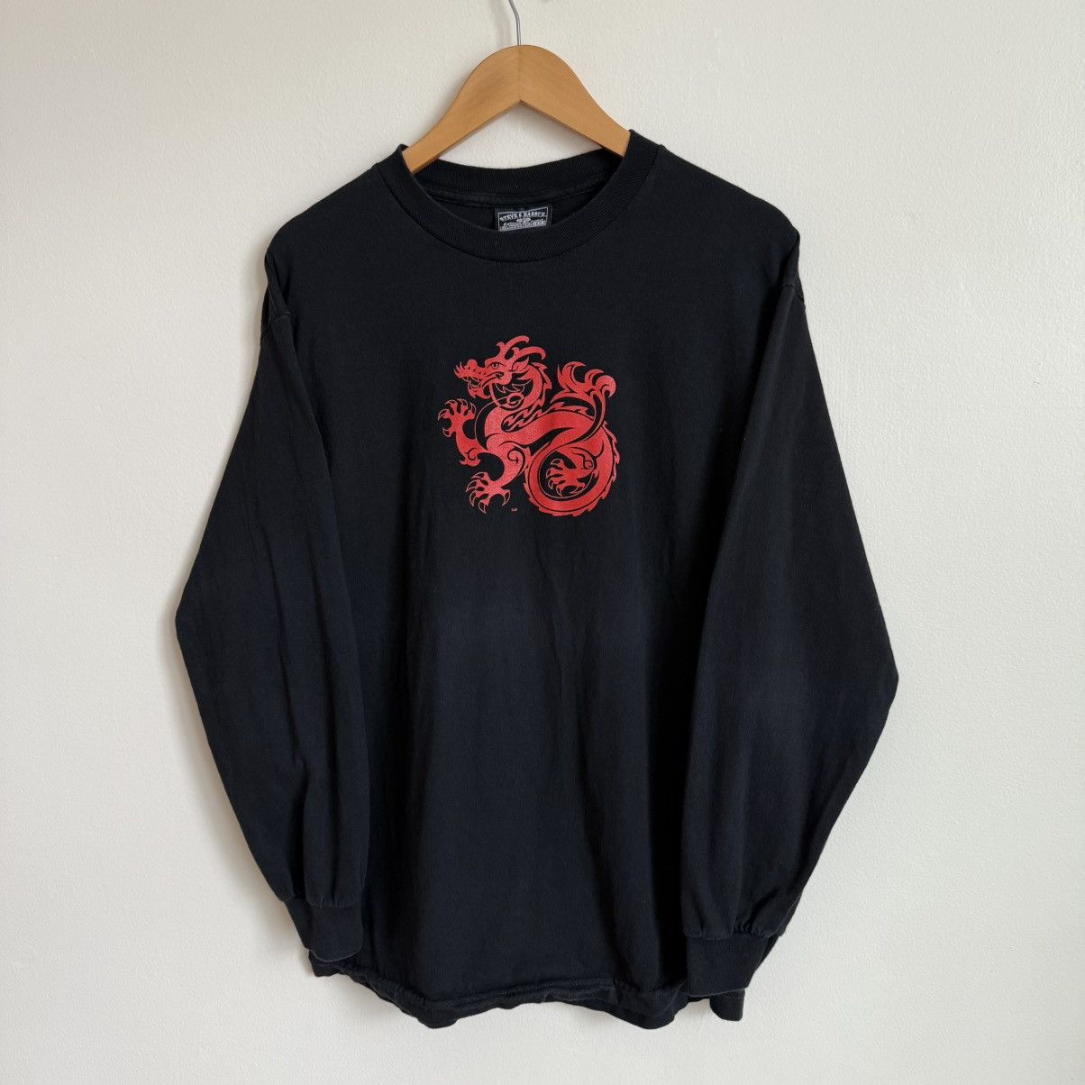 JNCO Vintage Steve & Barry’s Dragon Graphic Long Sleeve T-Shirt Size US L / EU 52-54 / 3 - 2 Thumbnail