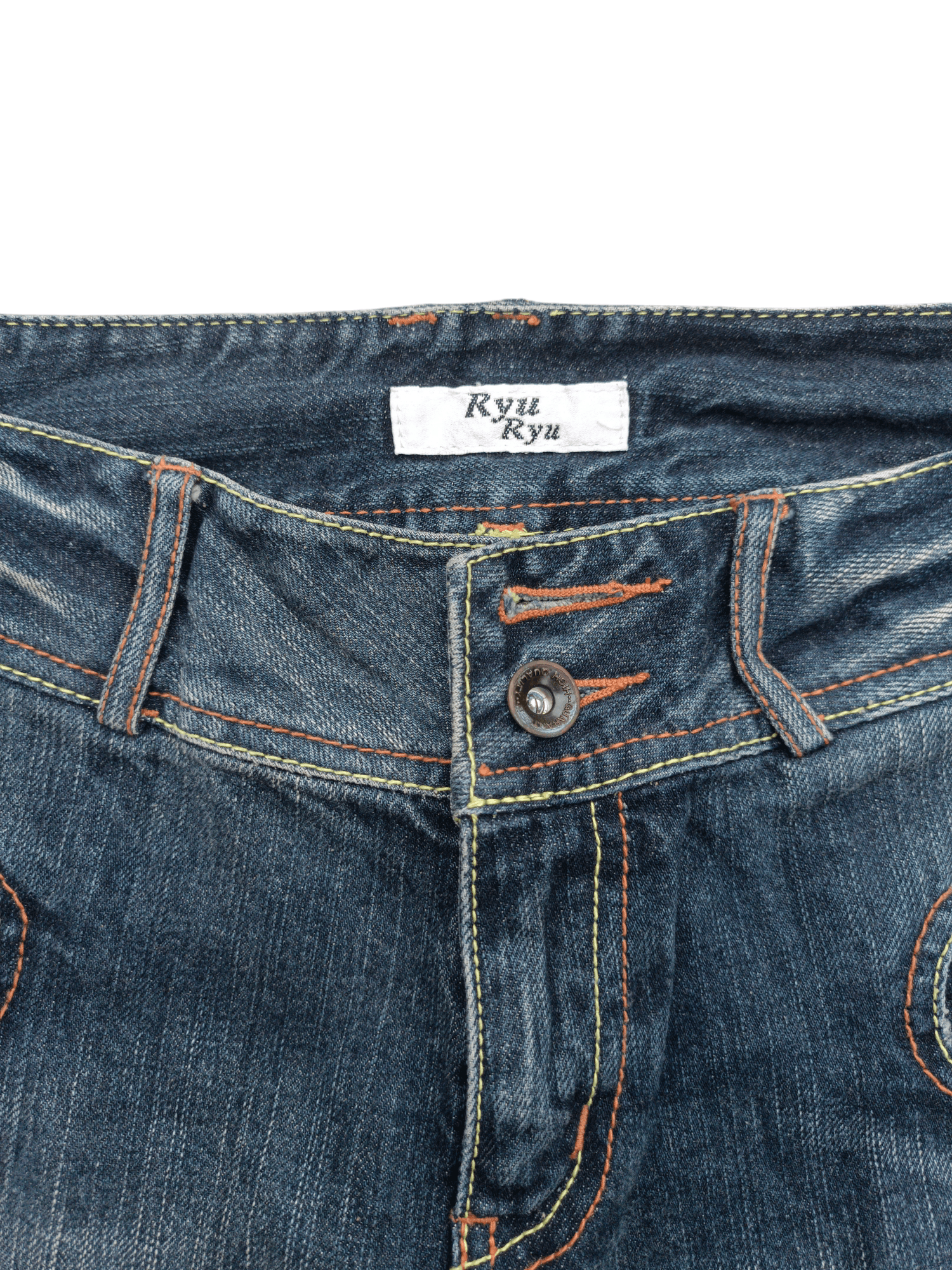 If Six Was Nine Rare Japanese Brand Ryu Ryu Super Flared Distressed Jeans Size US 32 / EU 48 - 15 Thumbnail