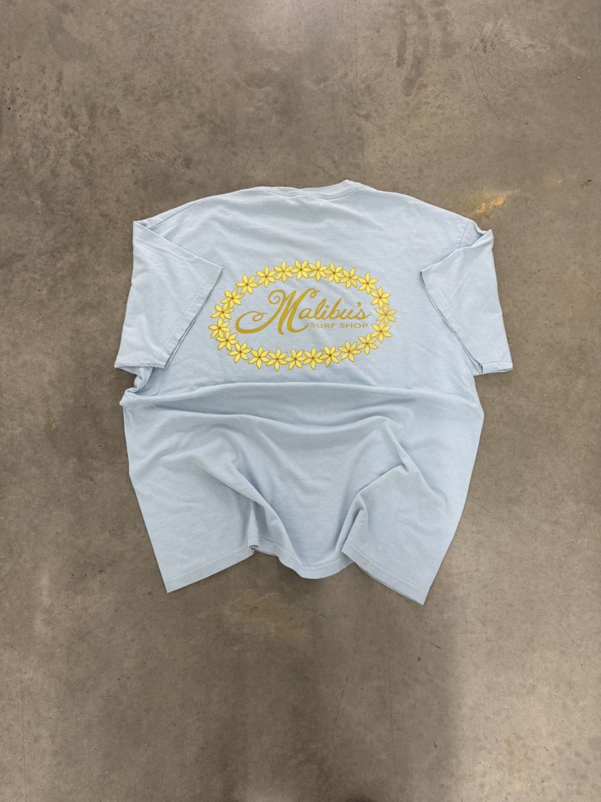 Billabong Malibus Surf Shop T Shirt Maryland Baby Blue Vintage 2000s Size US XL / EU 56 / 4 - 5 Thumbnail