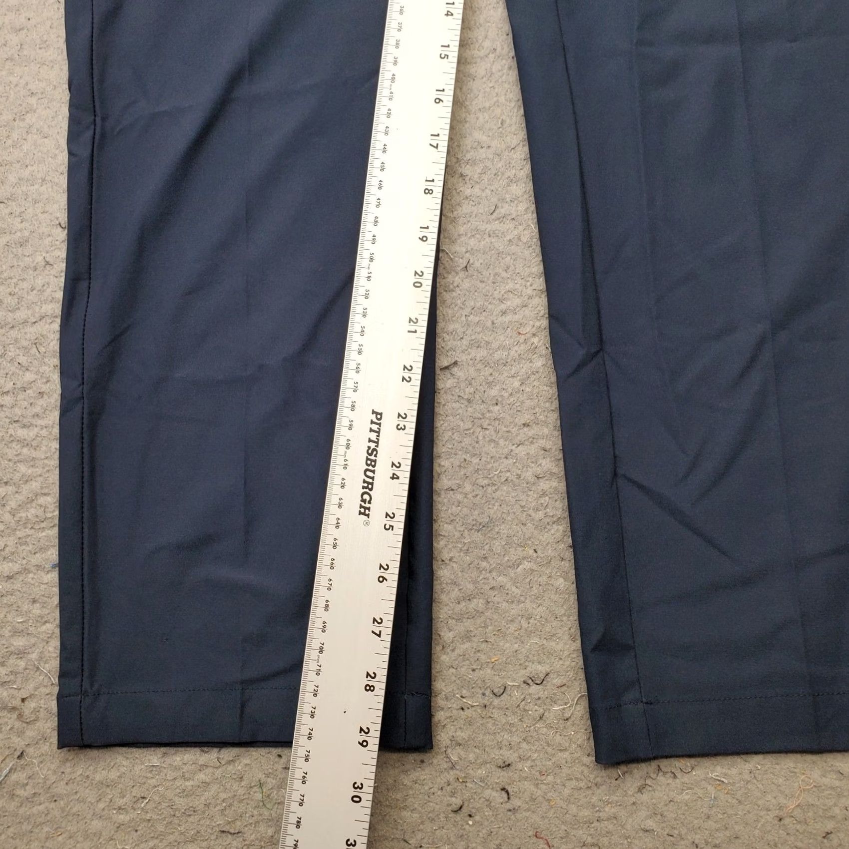 Vintage Greg Norman Tech Chino Pants Mens 36x30 Blue Performance Straight Leg - Mens Size 36 Blue Chino Pants Size US 36 / EU 52 - 4 Thumbnail