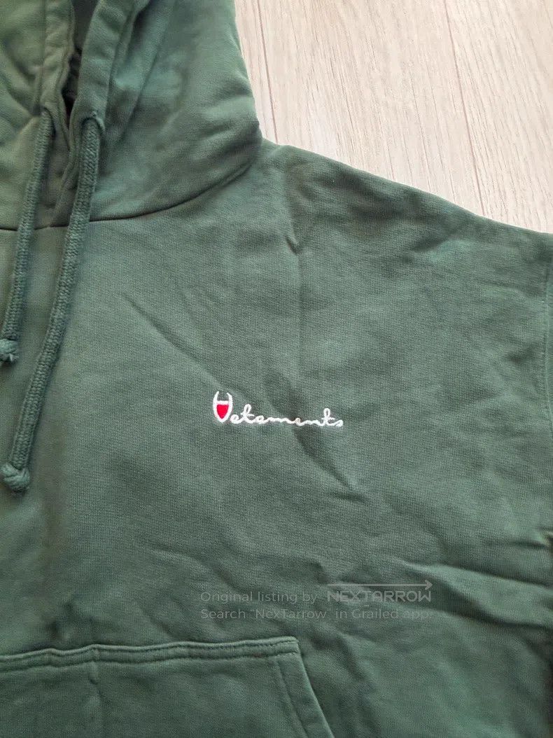 Vetements VETEMENTS Dual-Sided Wear Double Collar Hooded Sweatshirt Size US XS / EU 42 / 0 - 3 Thumbnail