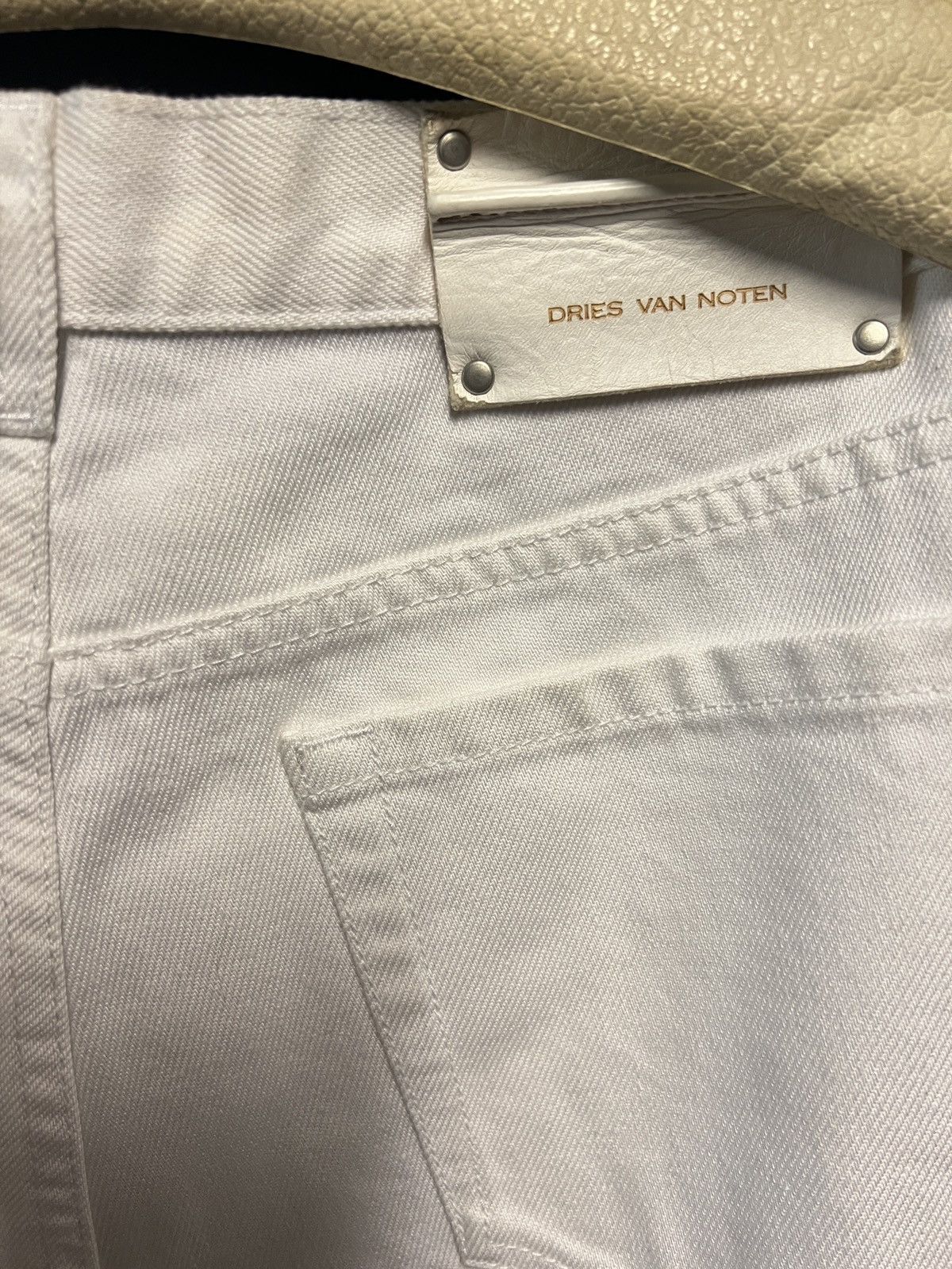 Dries Van Noten Dries van noten white jeans Size 28" / US 6 / IT 42 - 3 Thumbnail