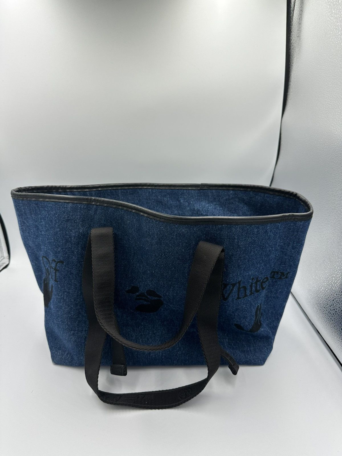 Off-White Off White Denim Handle Bag Size ONE SIZE - 1 Thumbnail