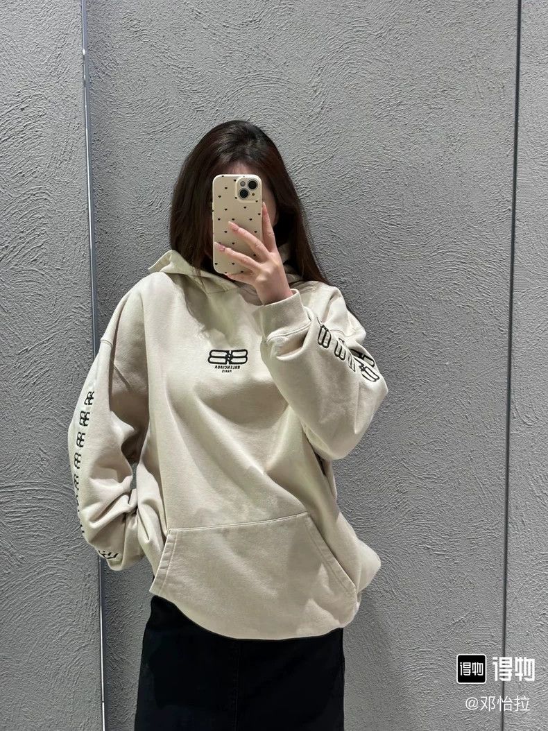 Balenciaga Balenciaga Double B embroidery hooded sweatshirt, size M, Size US M / EU 48-50 / 2 - 5 Thumbnail