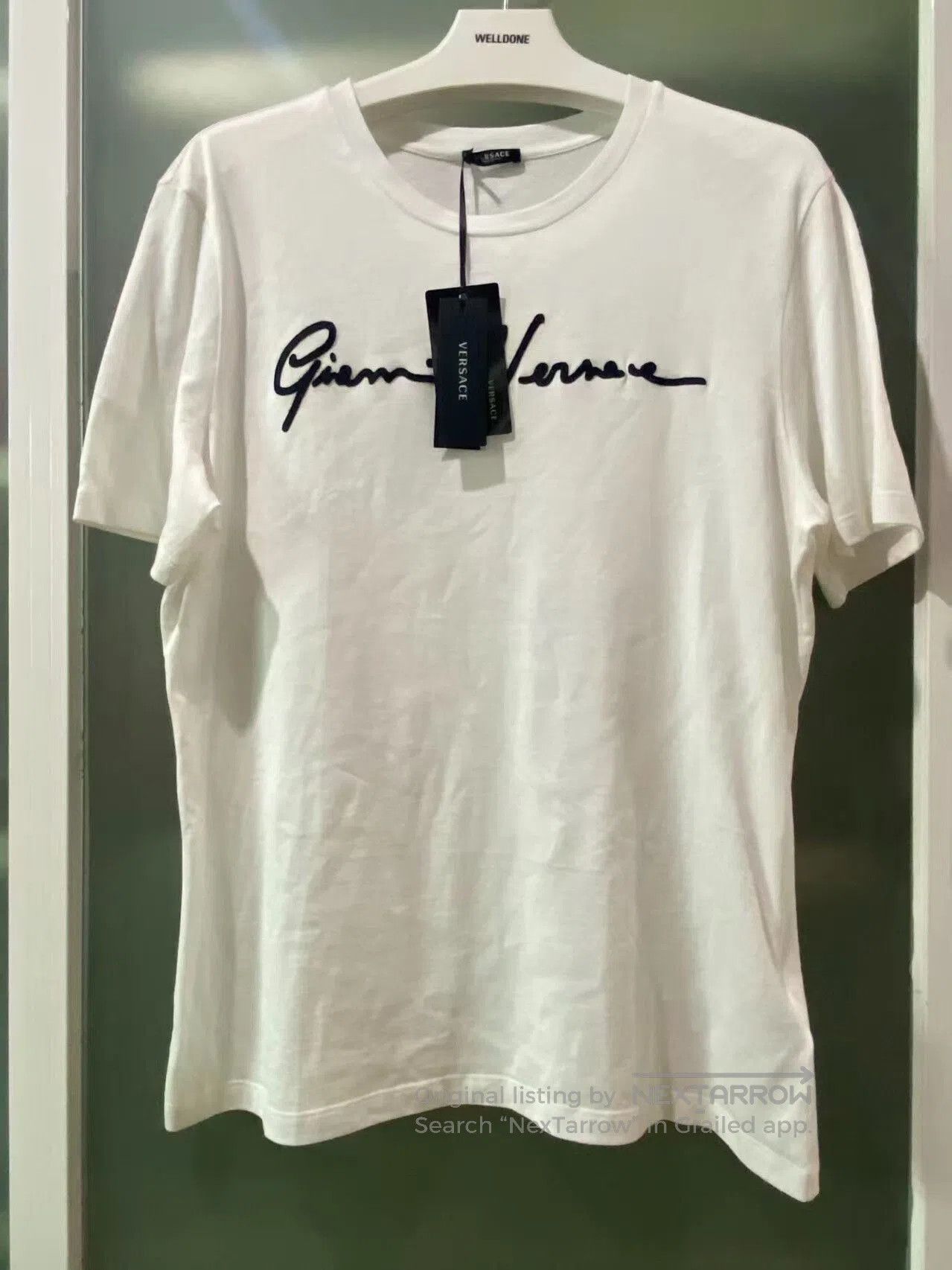 Versace Versace GV Embroidered Crewneck T-Shirt. Size US XS / EU 42 / 0 - 1 Thumbnail