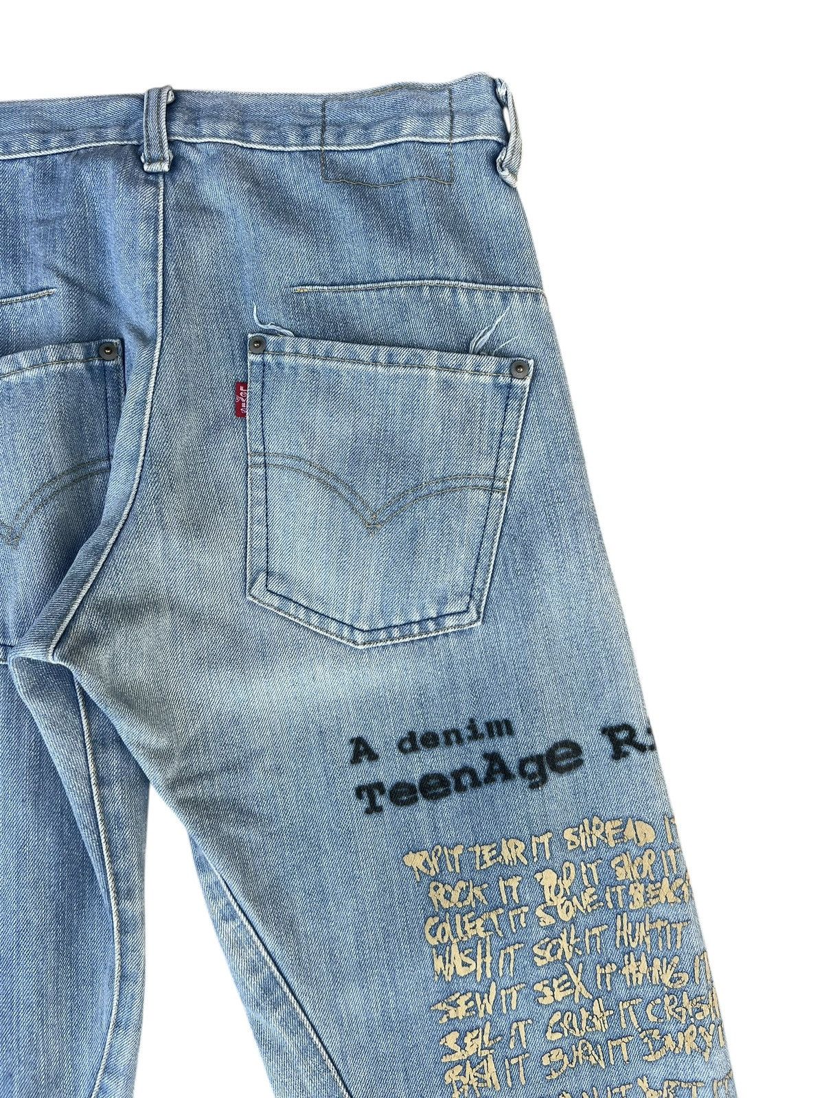 Levi's 2000 Levi’s Engineered Regular ade Mud Denim Poem Jeans Size US 29 - 18 Thumbnail